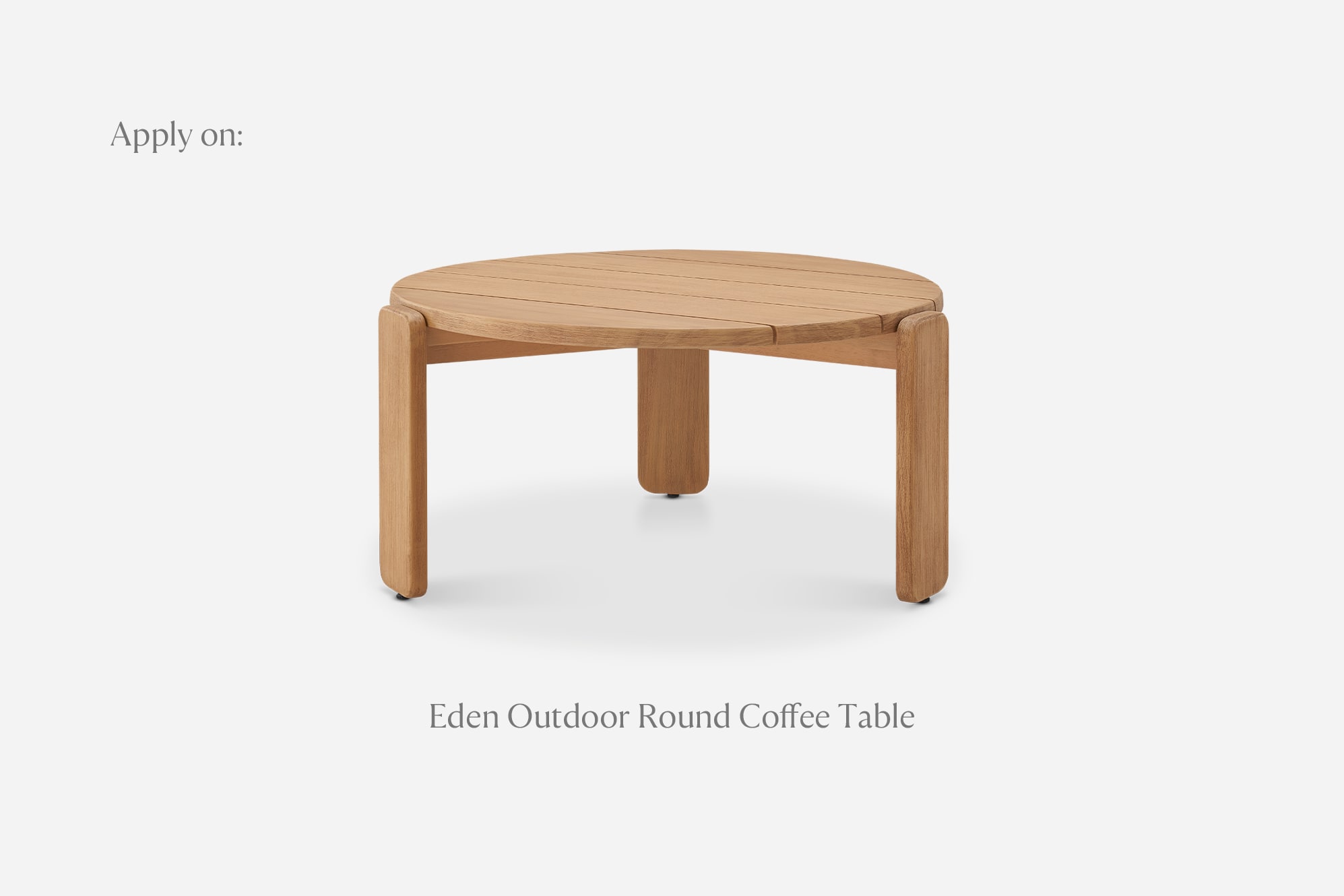 Eden Outdoor Round Coffee Table Cover 4