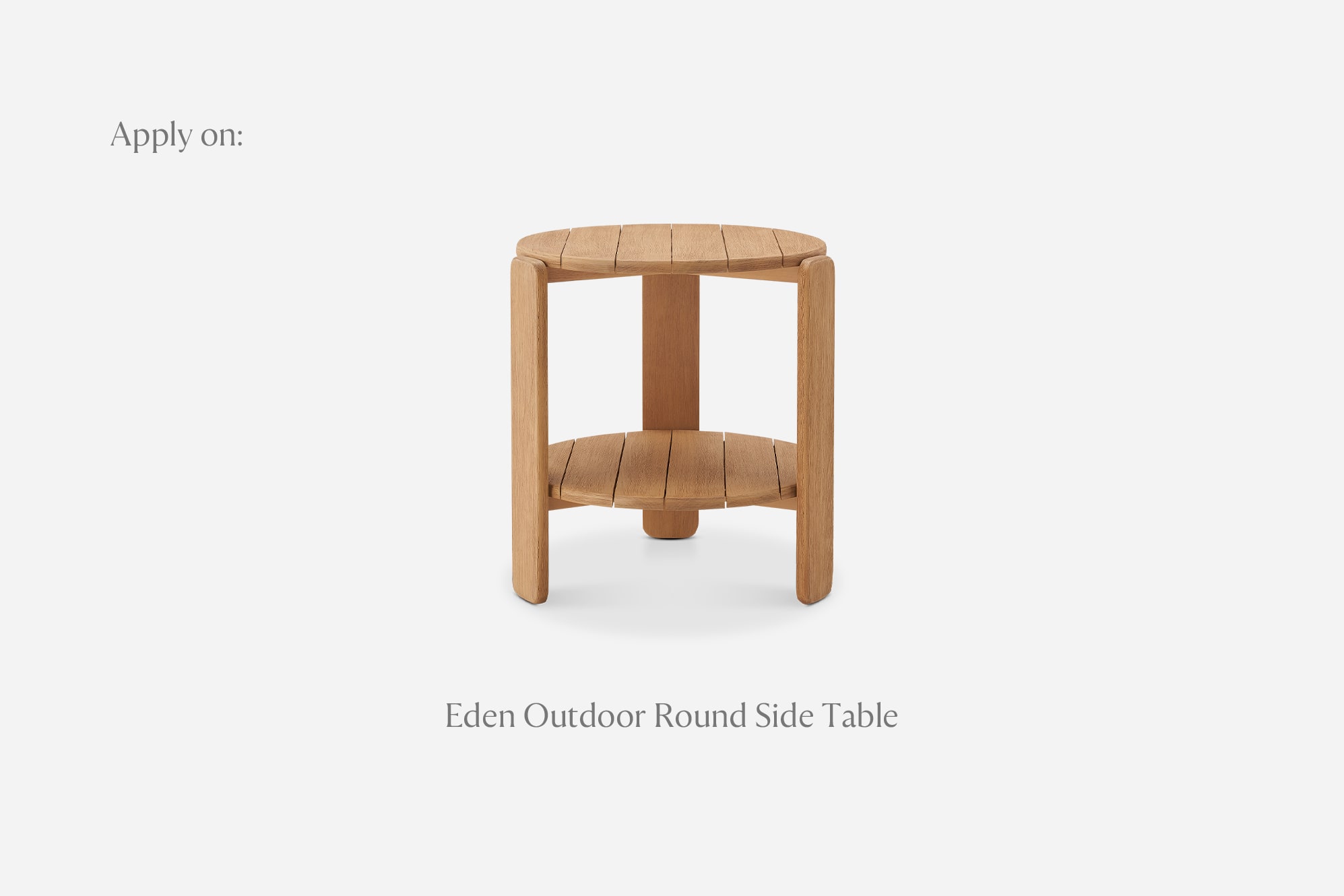 Eden Outdoor Round Side Table Cover 4