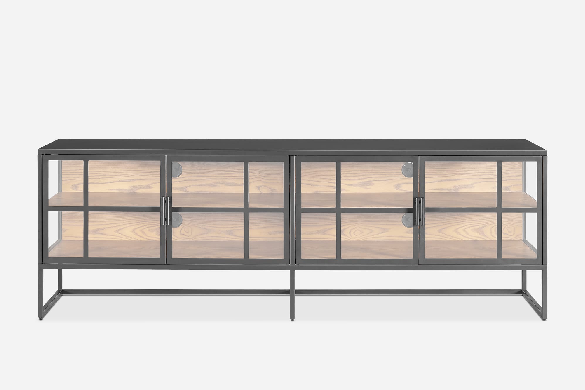 Panes Glass TV Console 1