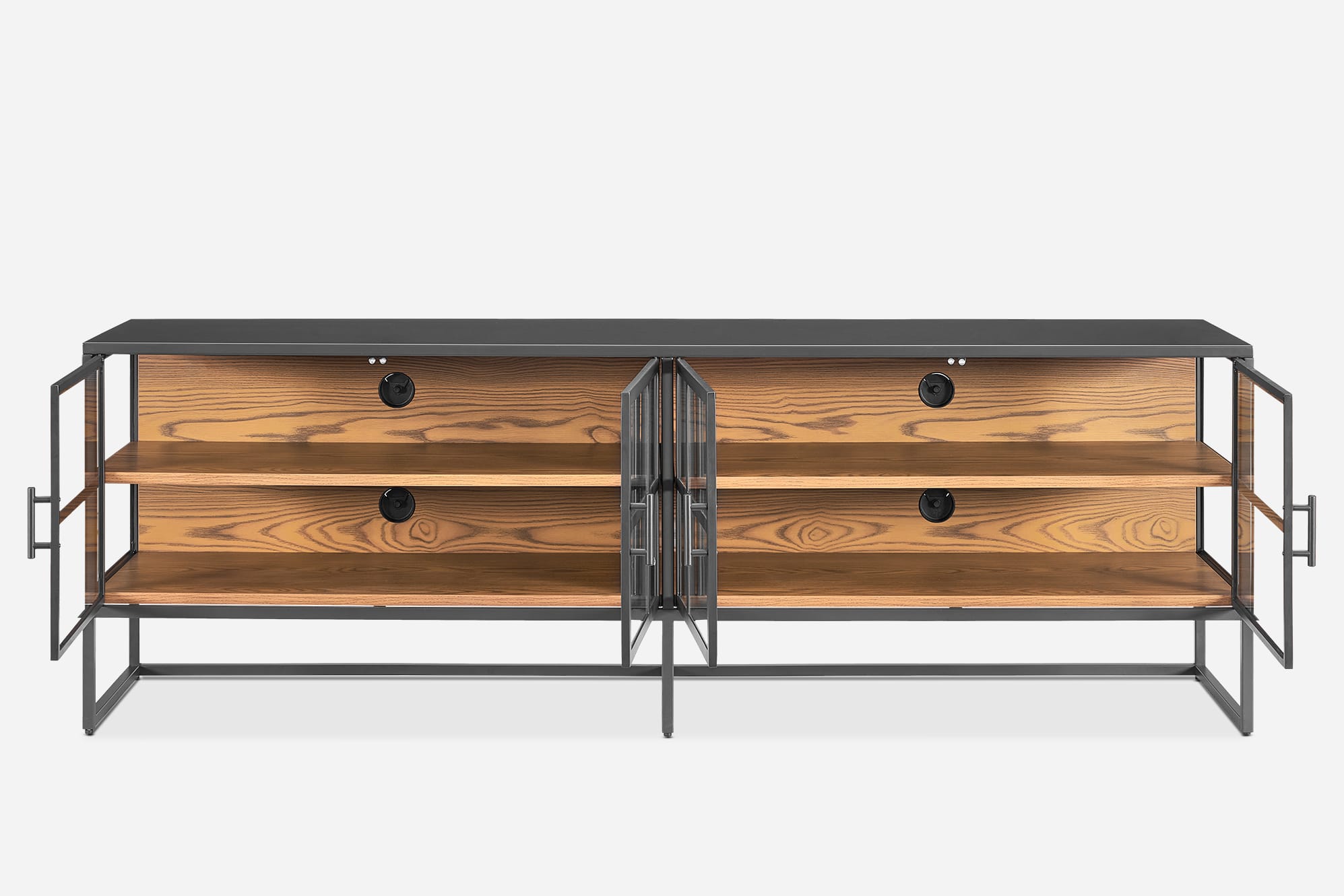 Panes Glass TV Console 6