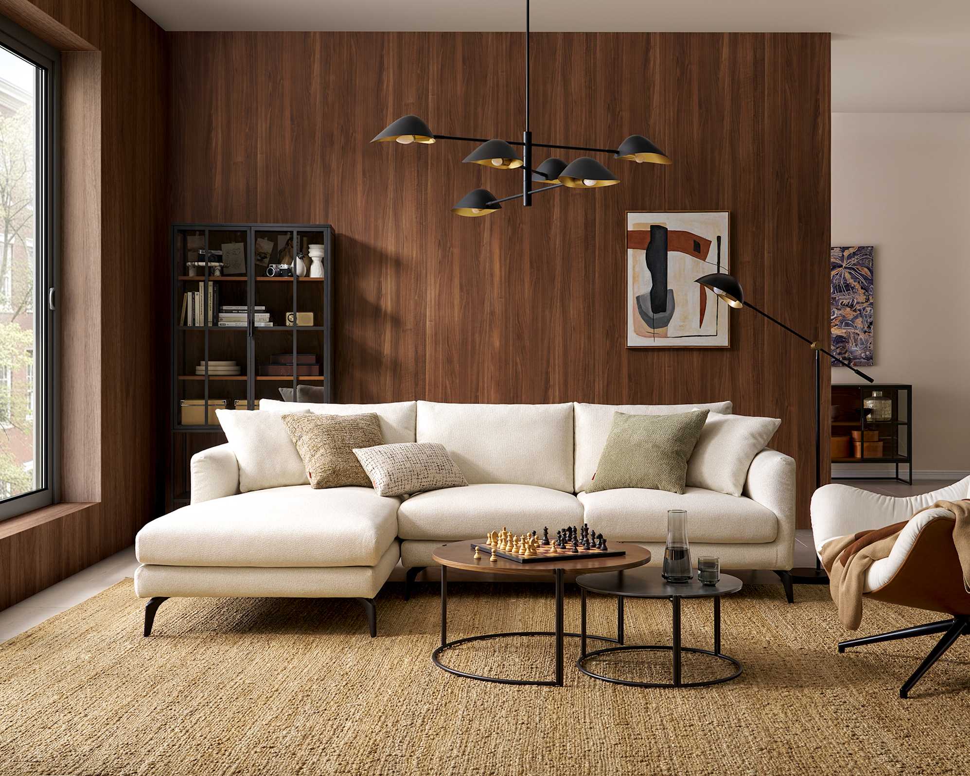 Panes Glass Tall Cabinet 3