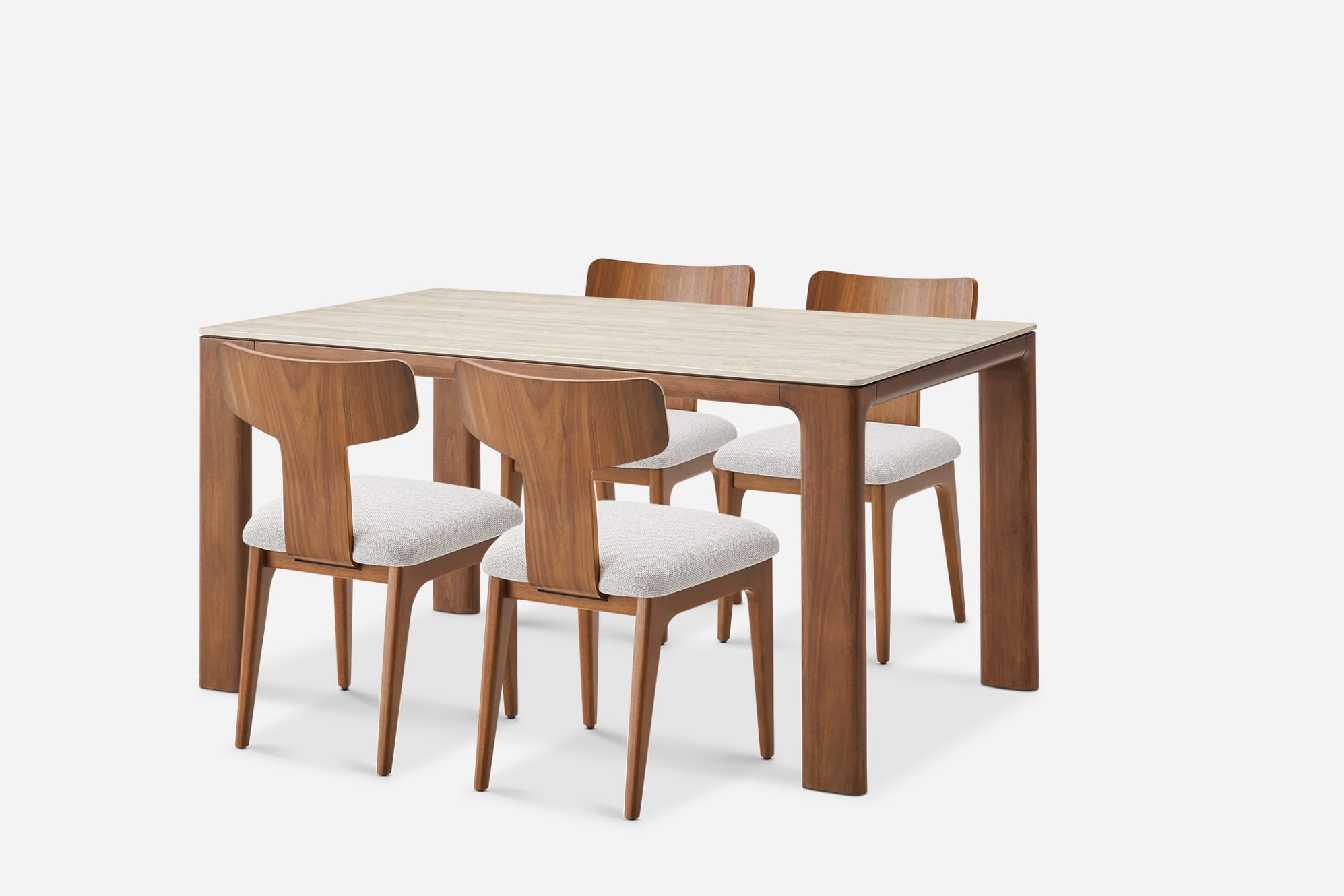 Arlen Dining Table with Tavi Chair Set 1