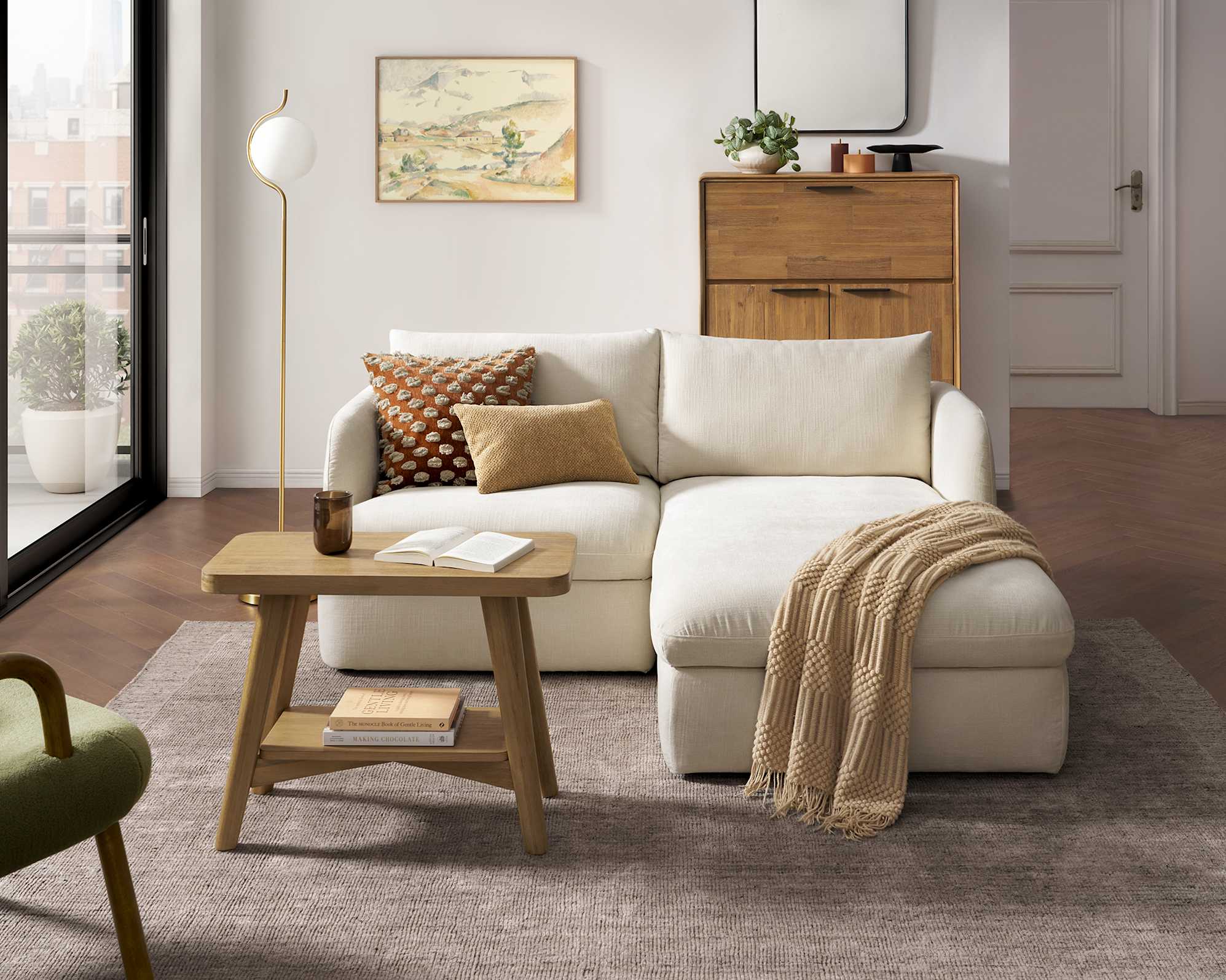 Ollie Storage Right Arm Chaise 3