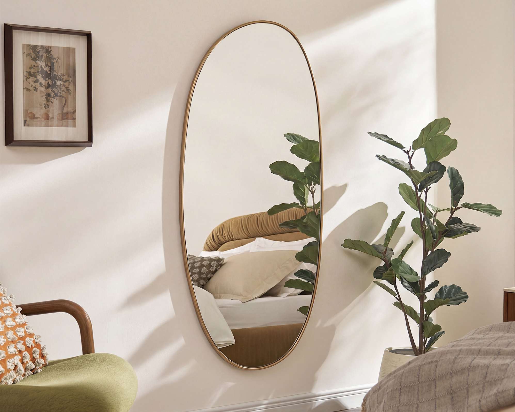 Aria Organic Full Length Wall Mirror 0