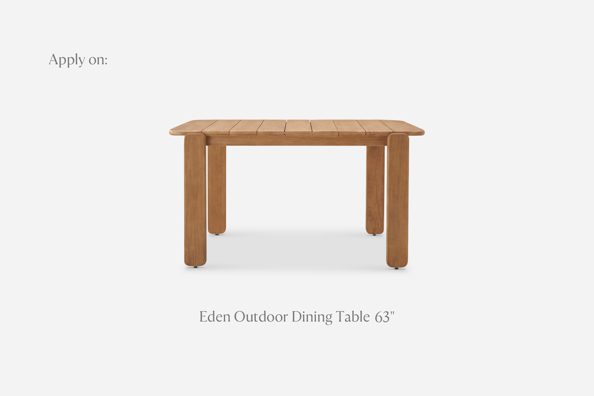 Eden Outdoor Dining Table Cover 4