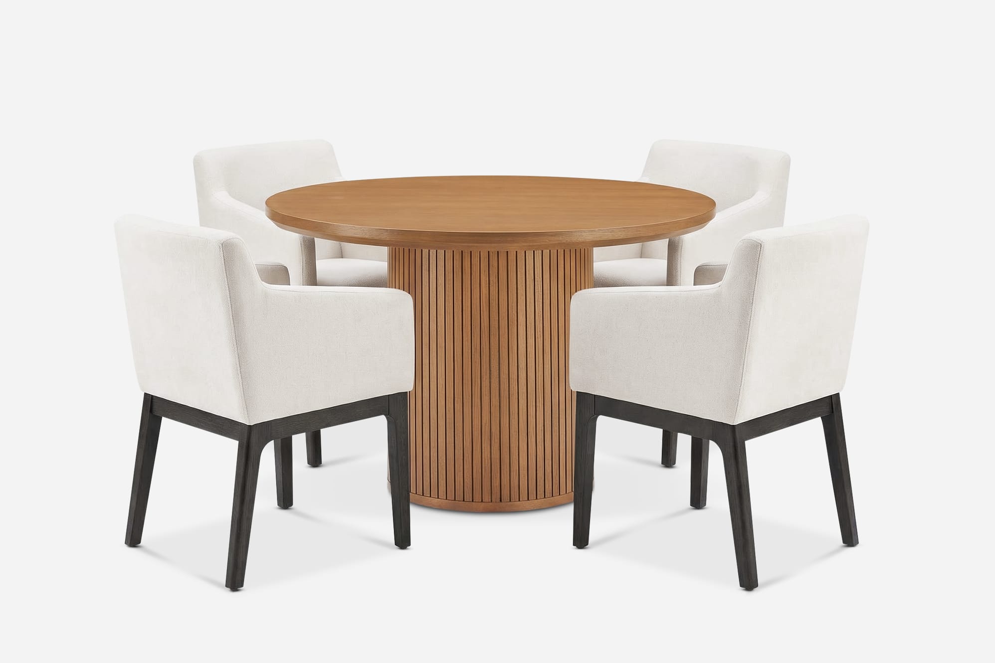 Harper Round Dining Table with Elliot Chair Set 0