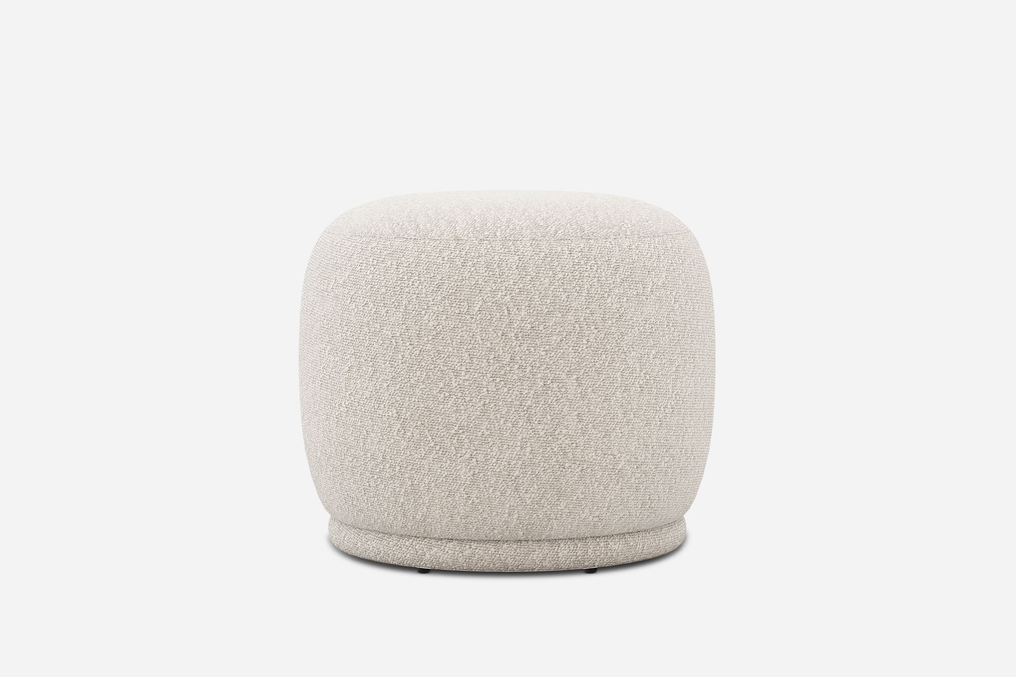 Avery Performance Bouclé Ottoman 0