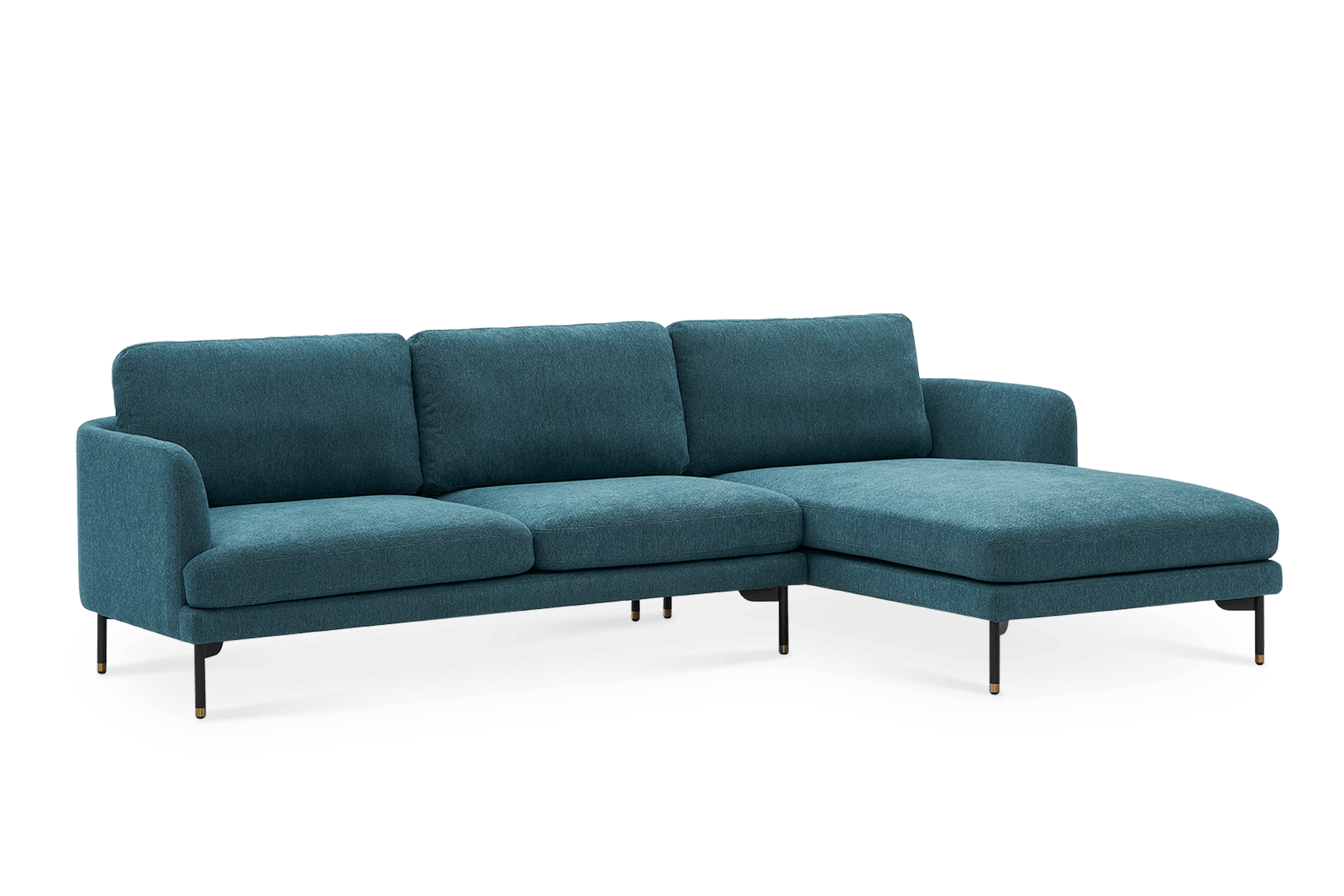 Pebble Chaise Sectional Sofa 10