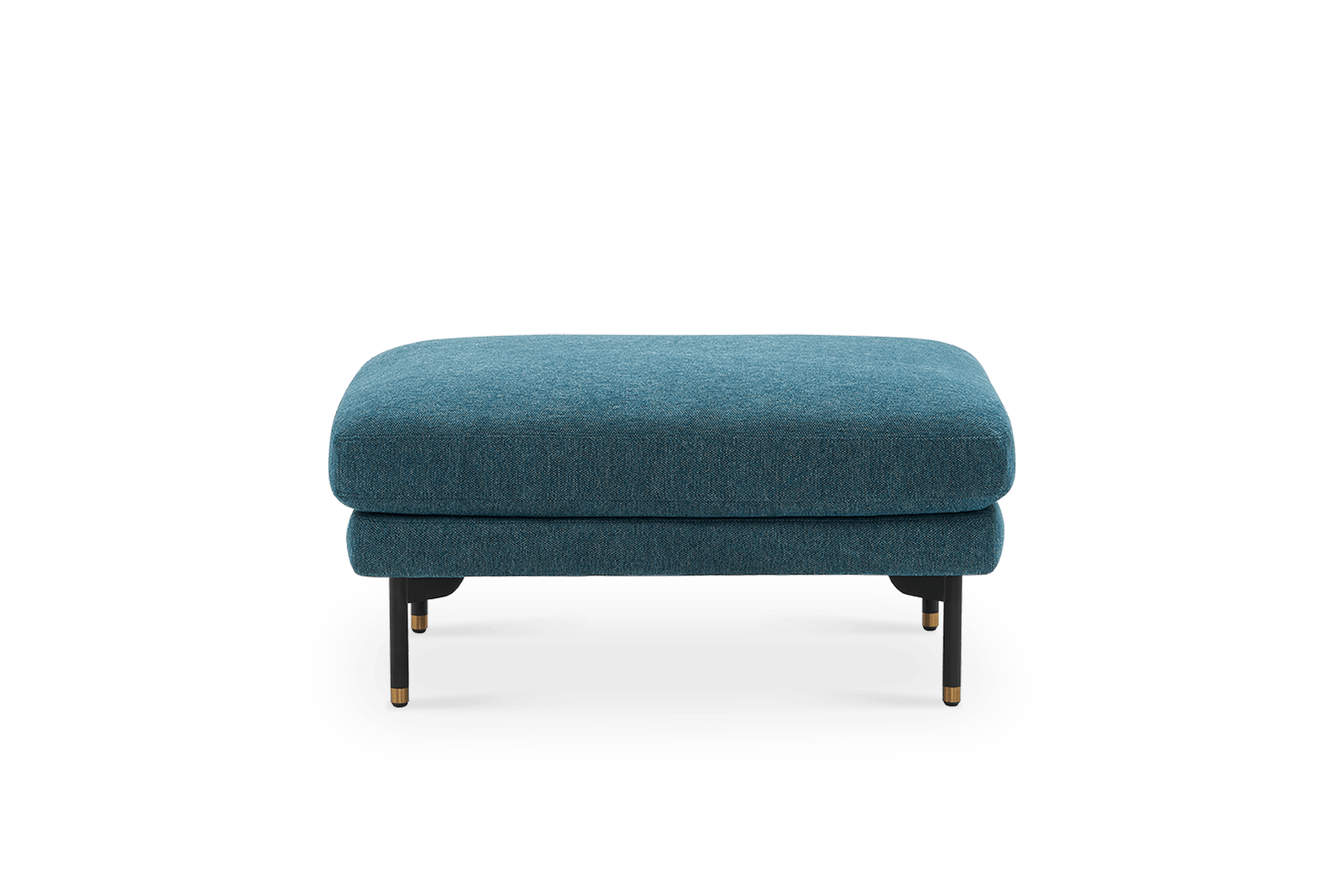 Pebble Ottoman, Ocean Blue