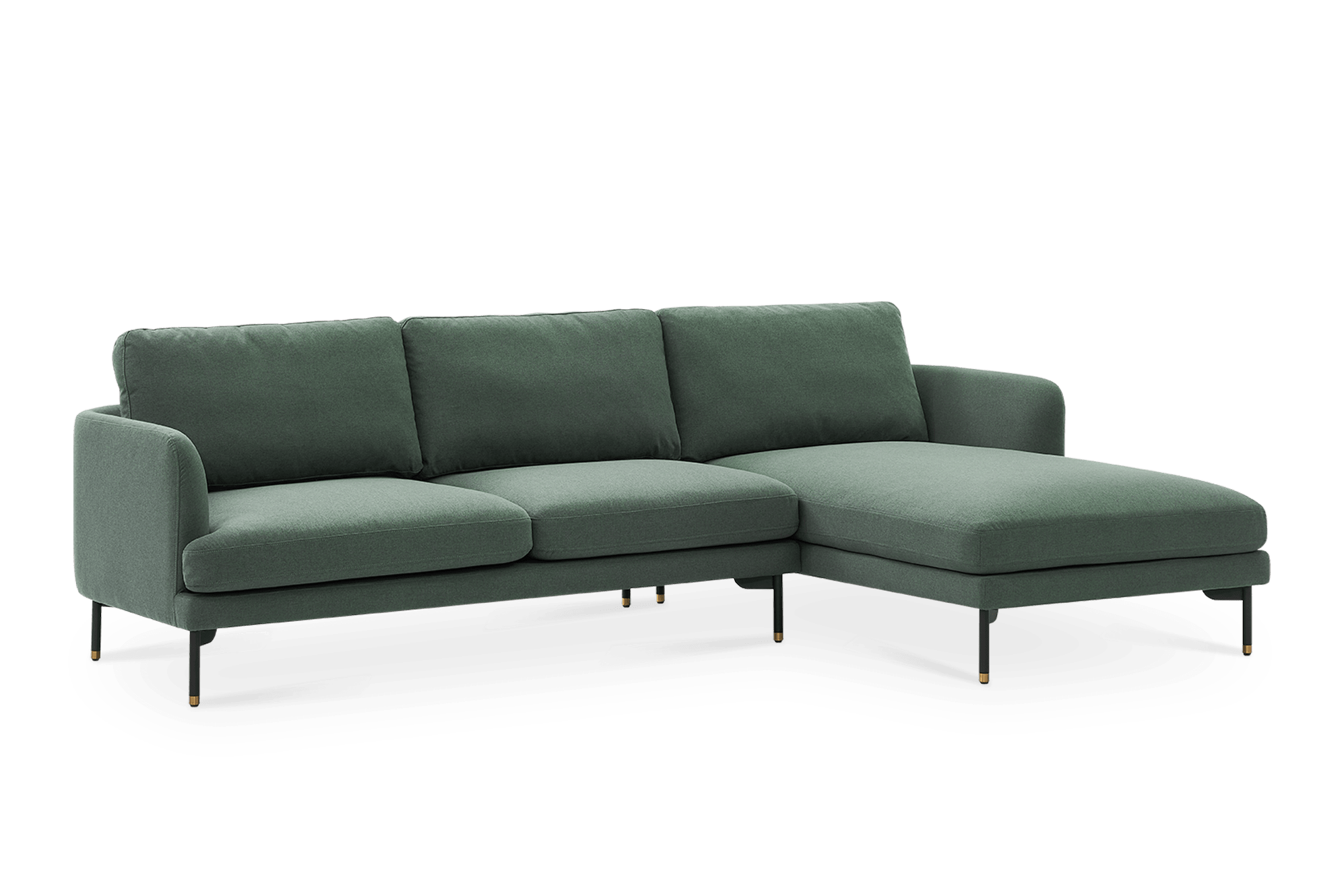 Pebble Chaise Sectional Sofa 10