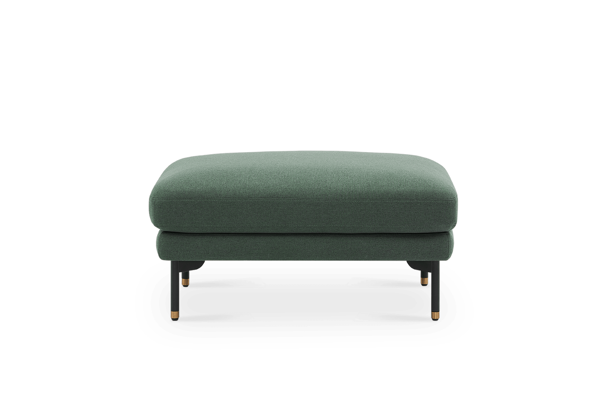 Pebble Ottoman, Forest Green