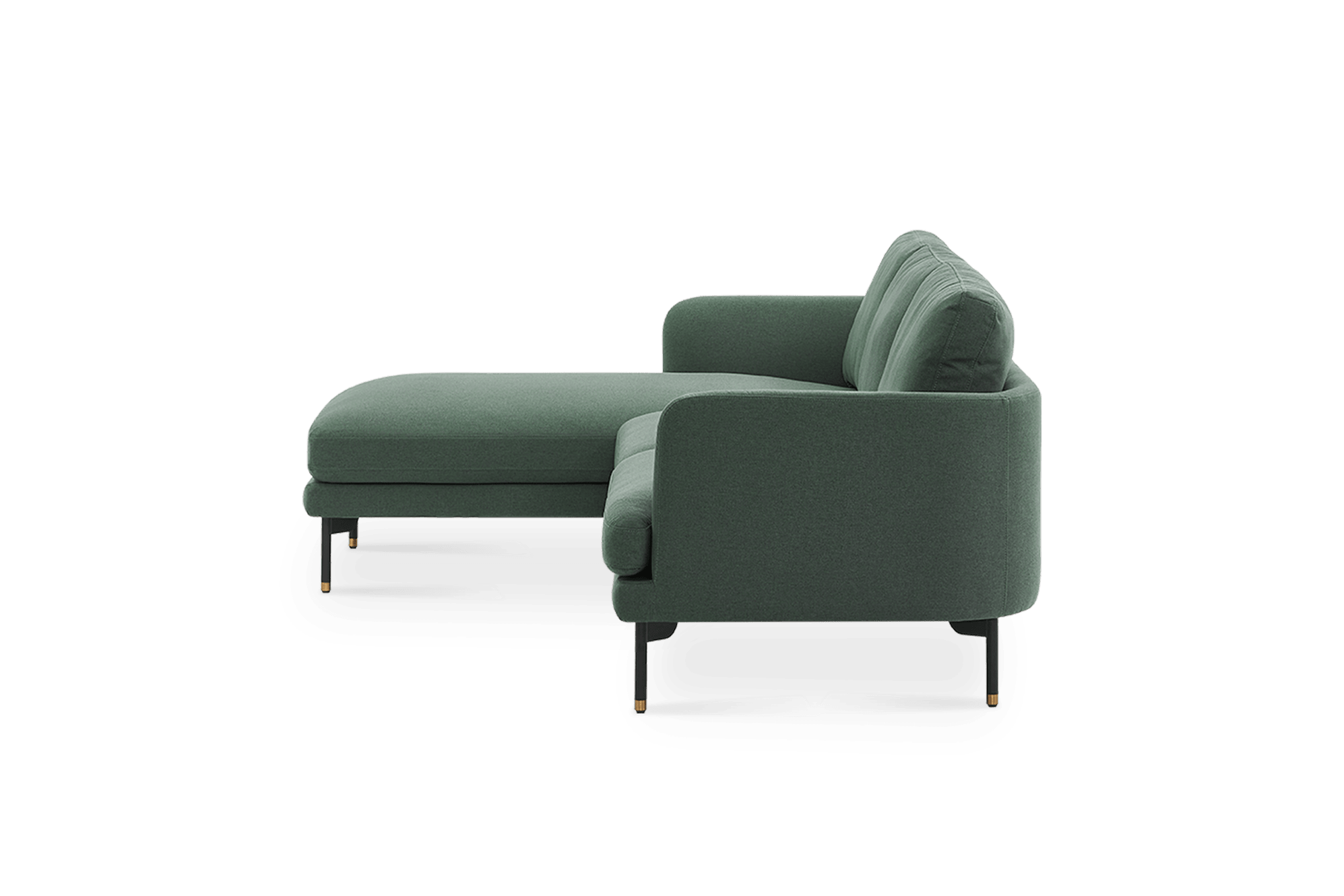 Pebble Chaise Sectional Sofa 12