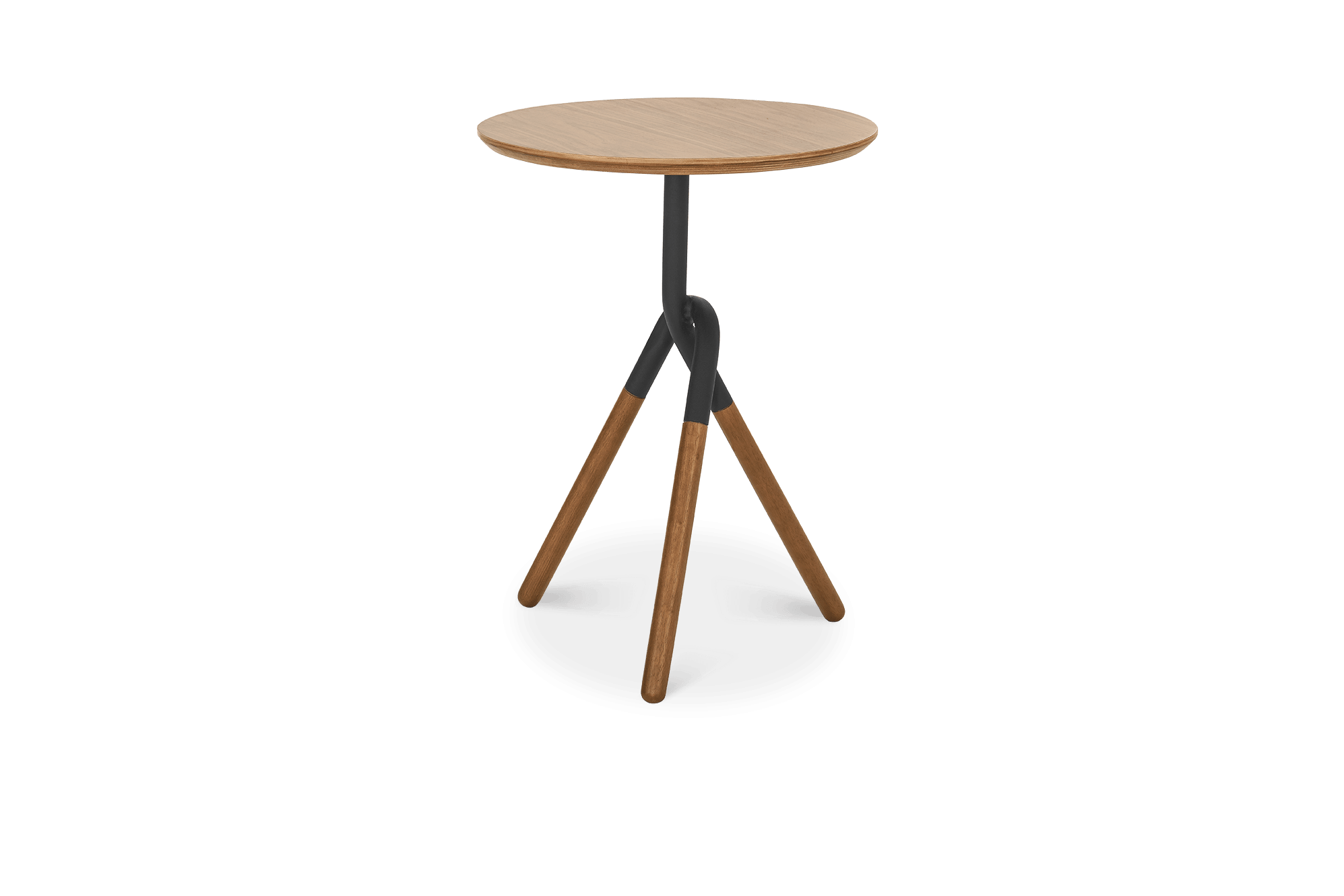 Zane Side Table, Dark Walnut 1