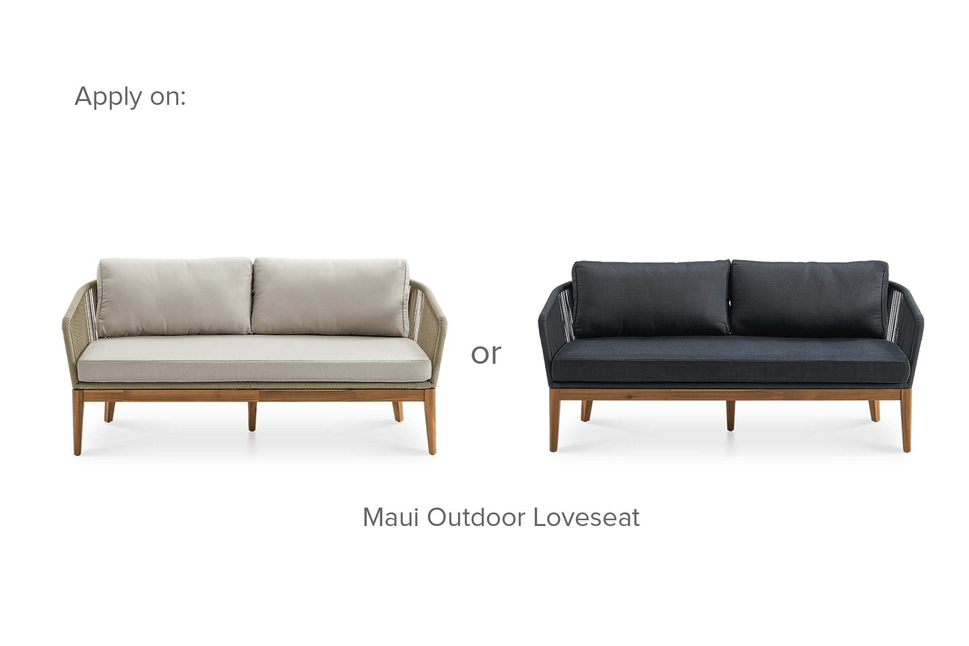 Isla/Maui Outdoor 2 Seater Sofa Cover 4
