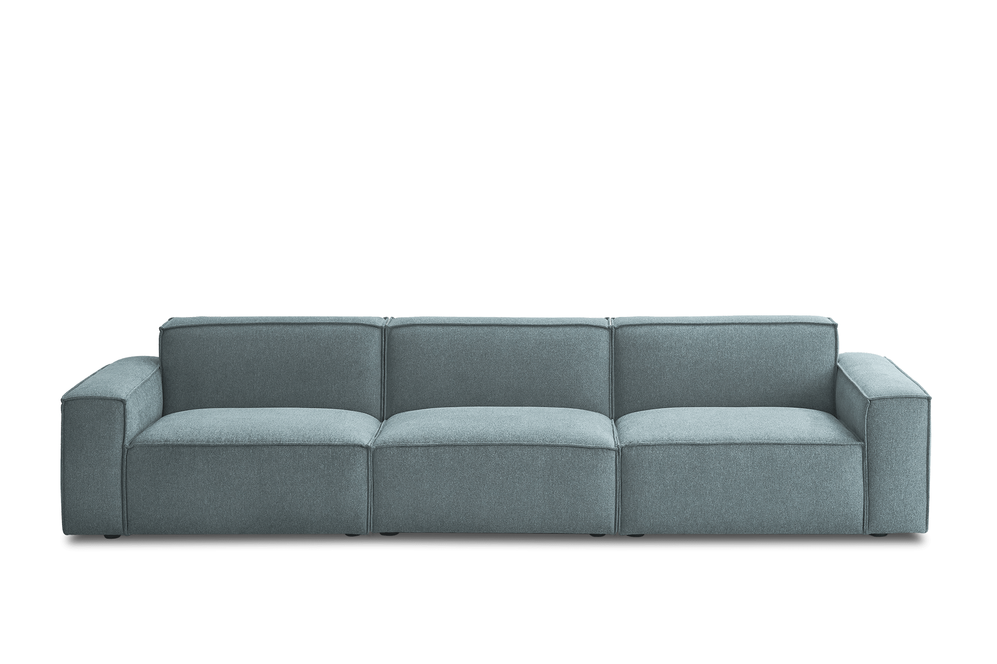 Jonathan Extended Sofa, Zenith Blue
