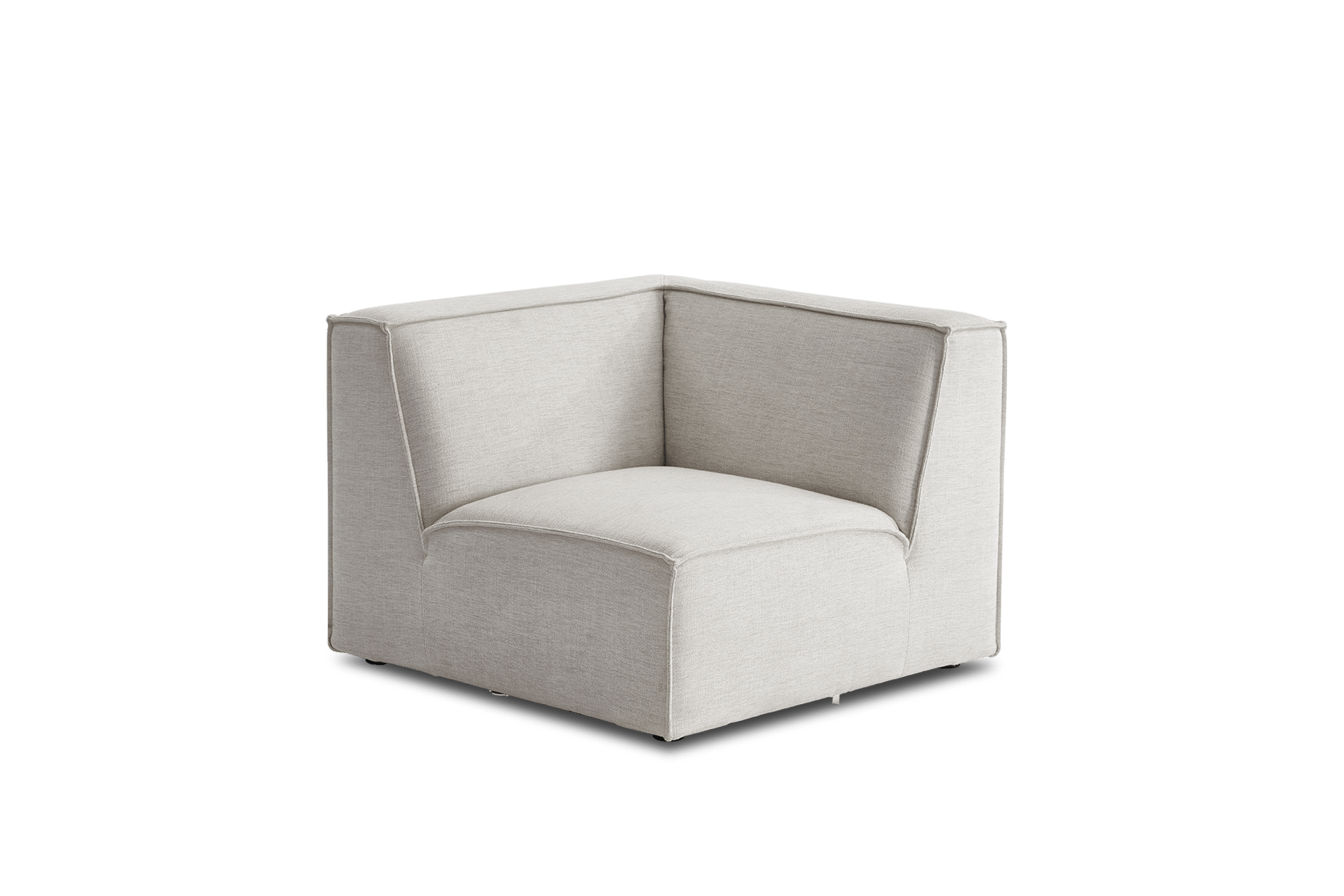 Jonathan Corner Sofa, Creamy White