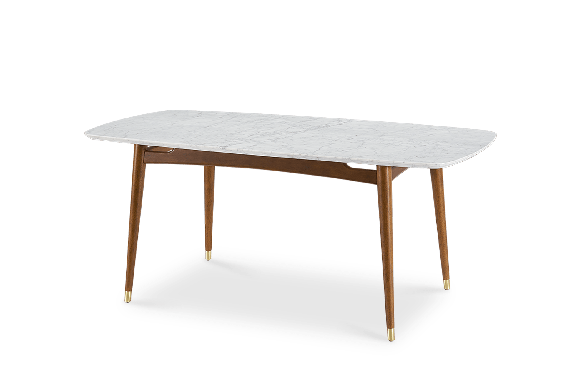 Kelsey Marble Dining Table, Walnut Stain 9