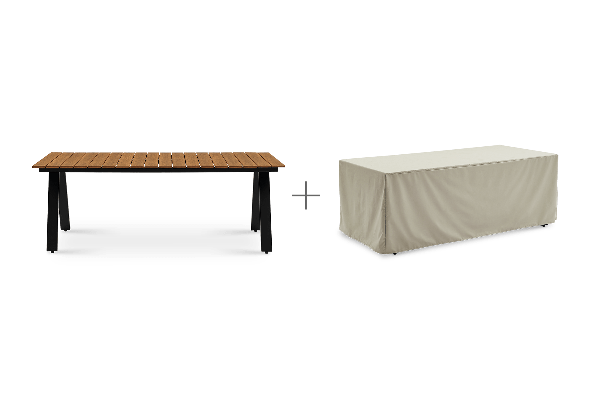 Sorrento Outdoor Dining Table, without Umbrella Hole 2