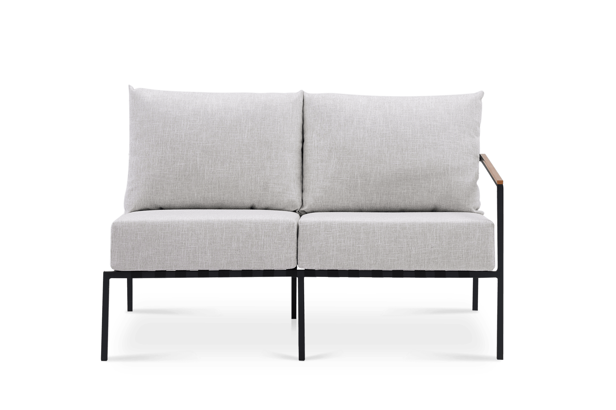 Sorrento Outdoor Right Facing 2 Seater Sofa, Oat Beige