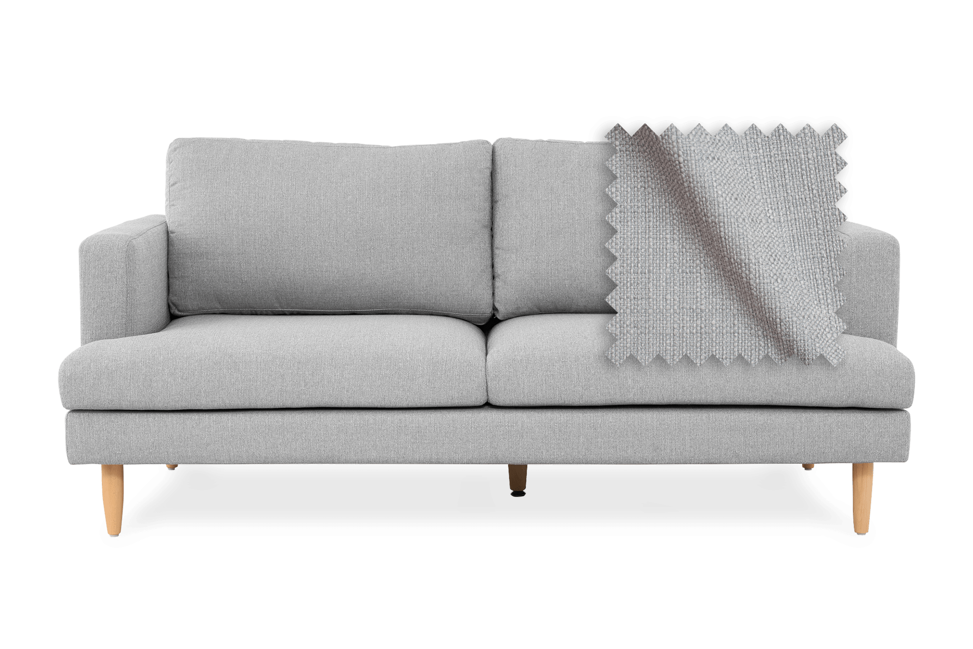 Tana Sofa Fabric Cover Customized, Light Grey
