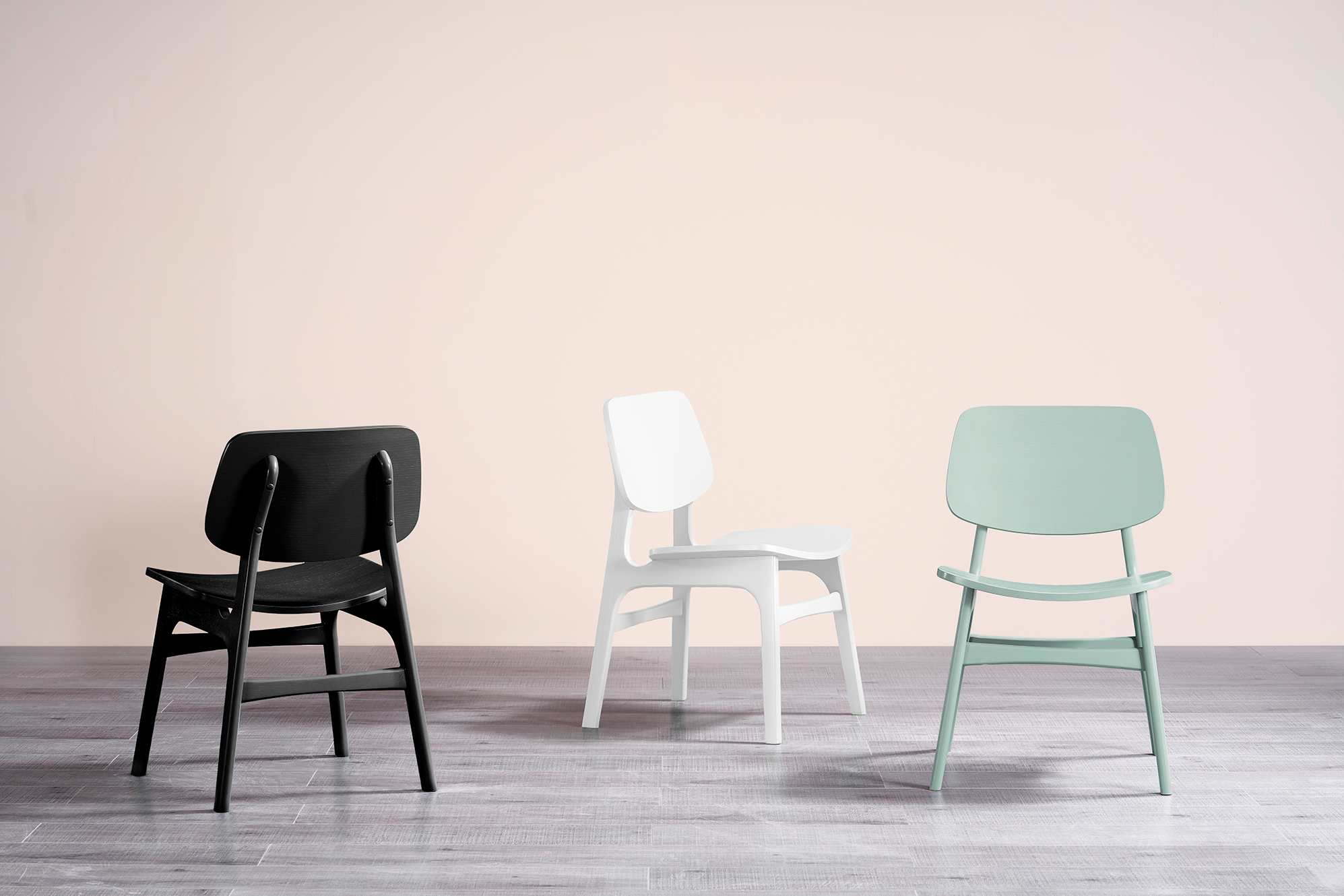 Joshua Chair, Solid Colour 1