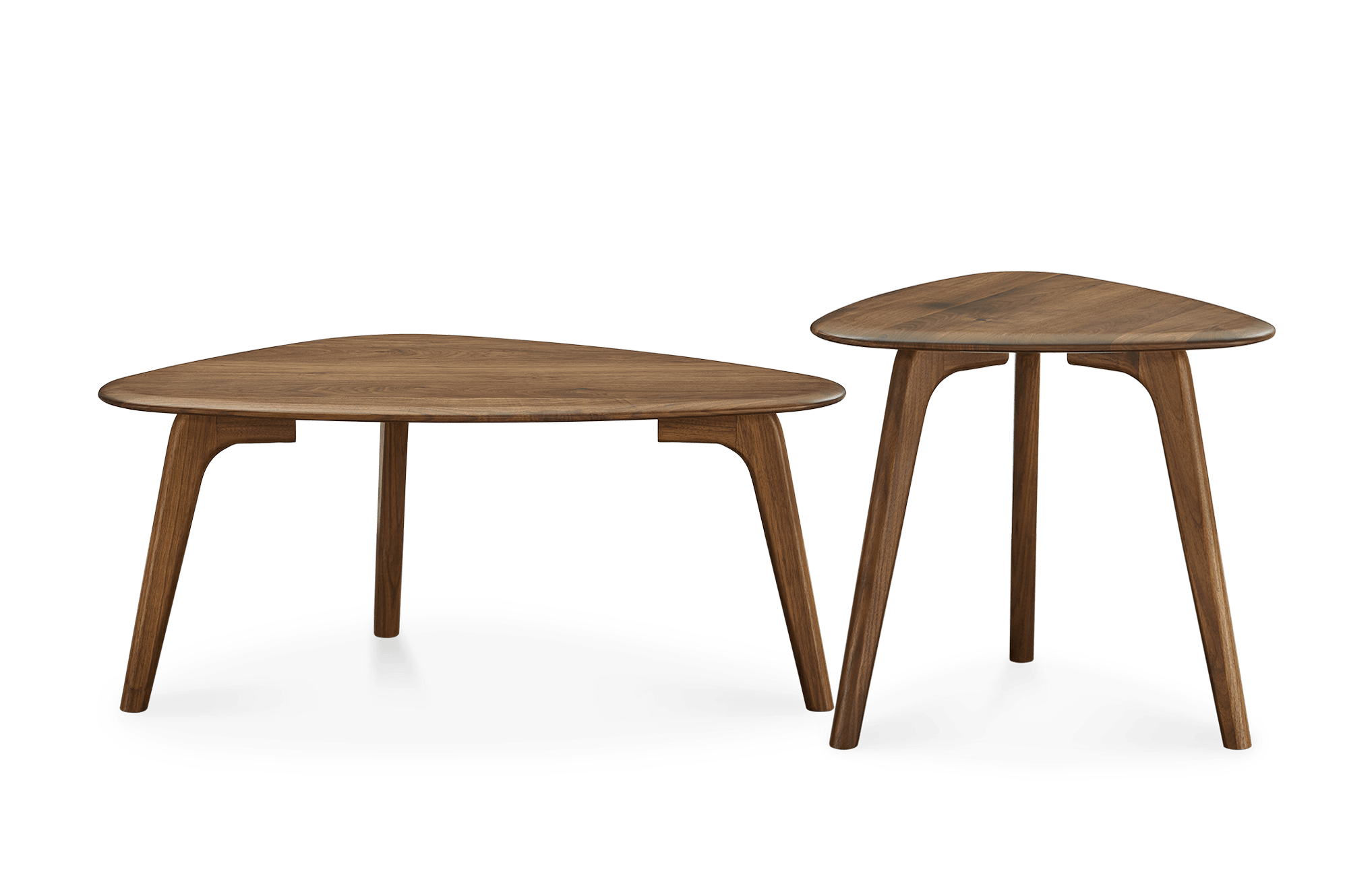 Vincent Coffee Table Set, Walnut 1