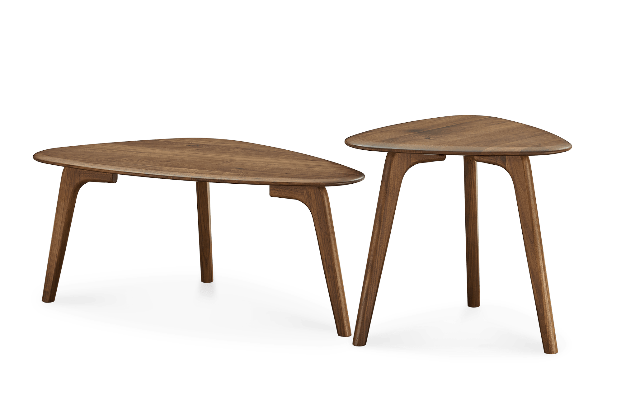 Vincent Coffee Table Set, Walnut 8