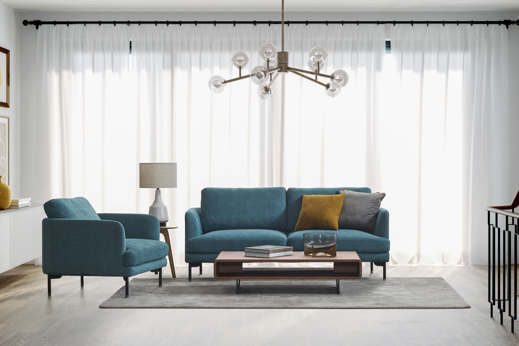 Pebble Loveseat 3