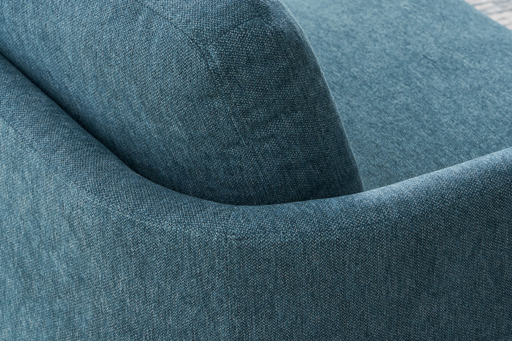Pebble Armchair with Ottoman 5