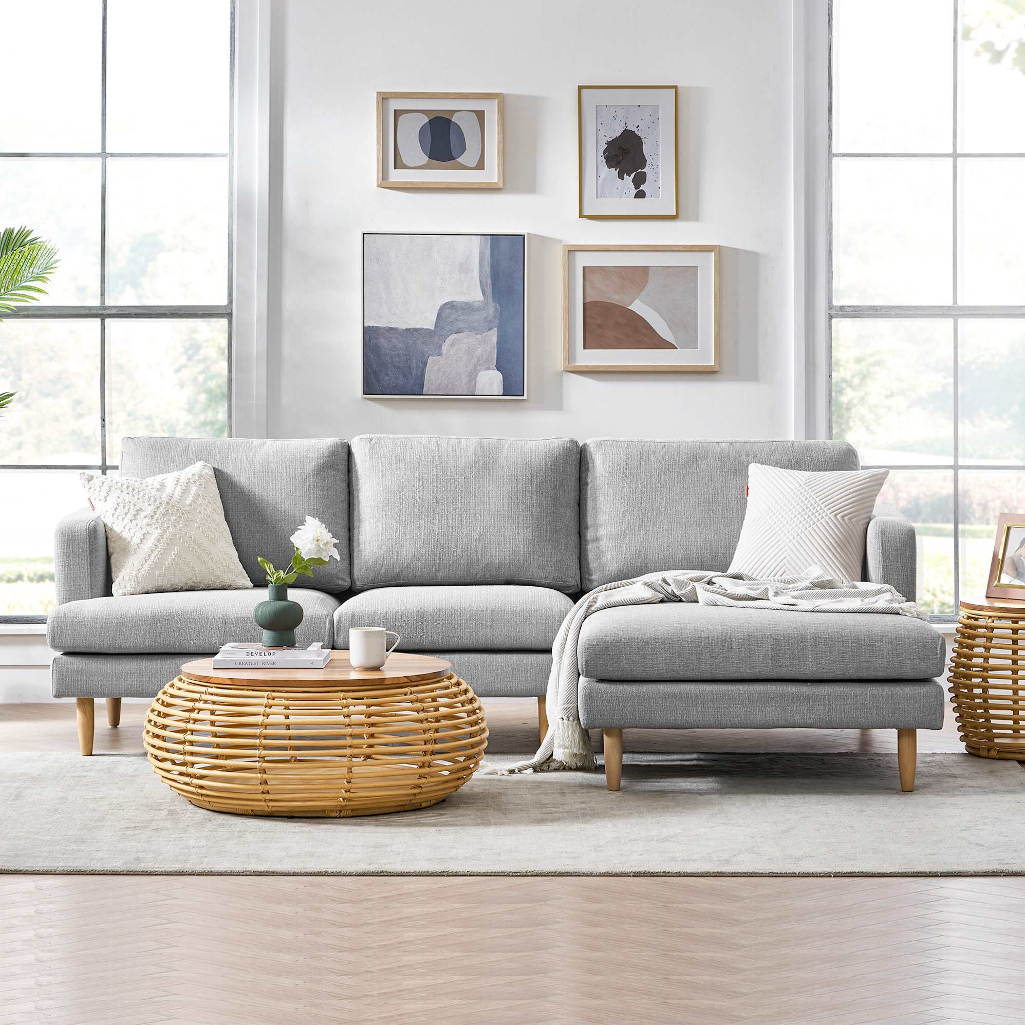 Tana Chaise Sectional Sofa 0