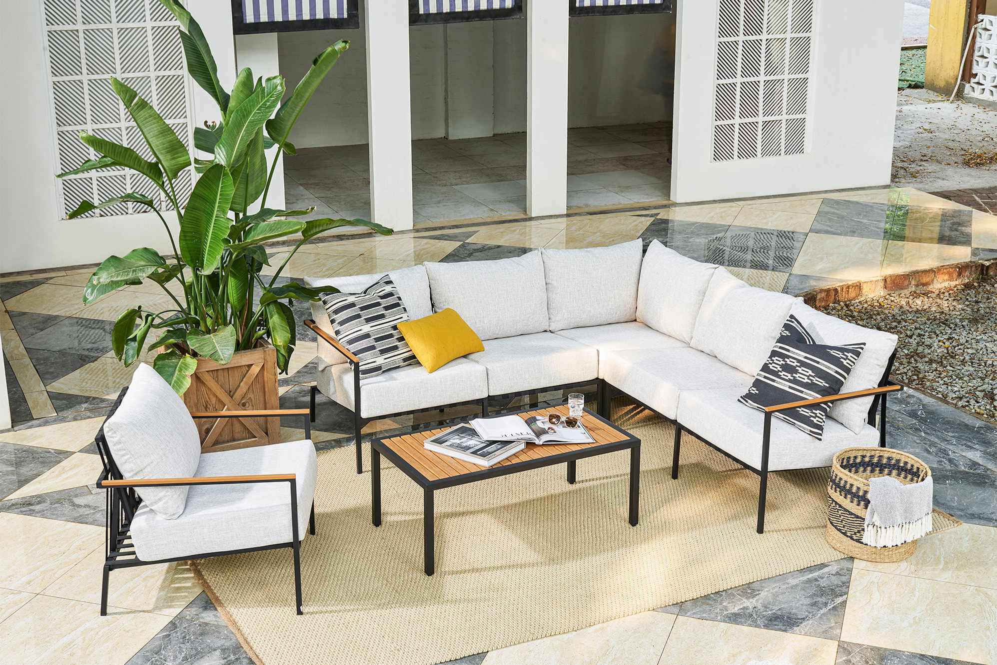 Sorrento Outdoor Left Facing 2 Seater Sofa 2
