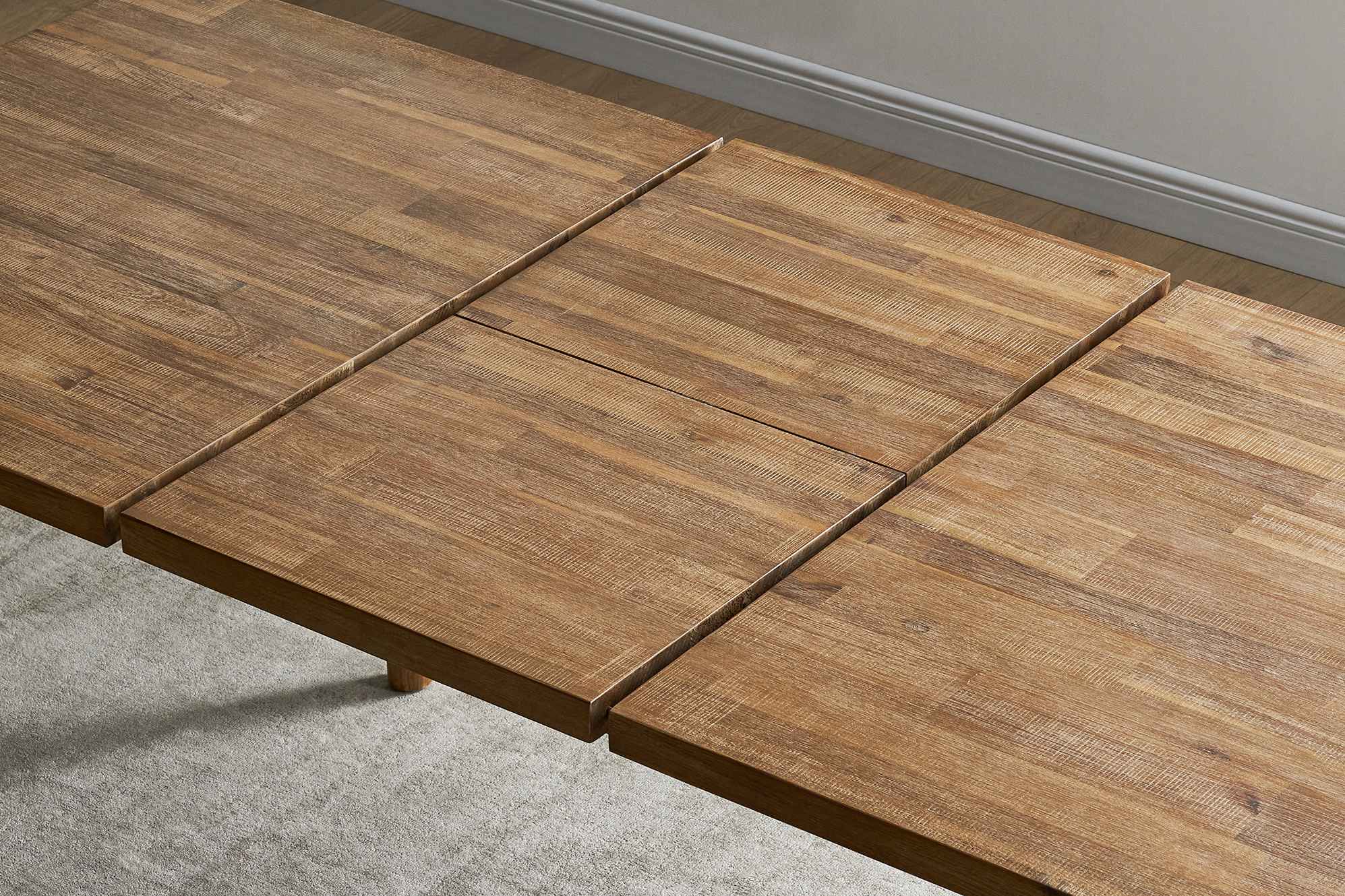 Seb Extendable Dining Table with Bench and 2 Chairs 8