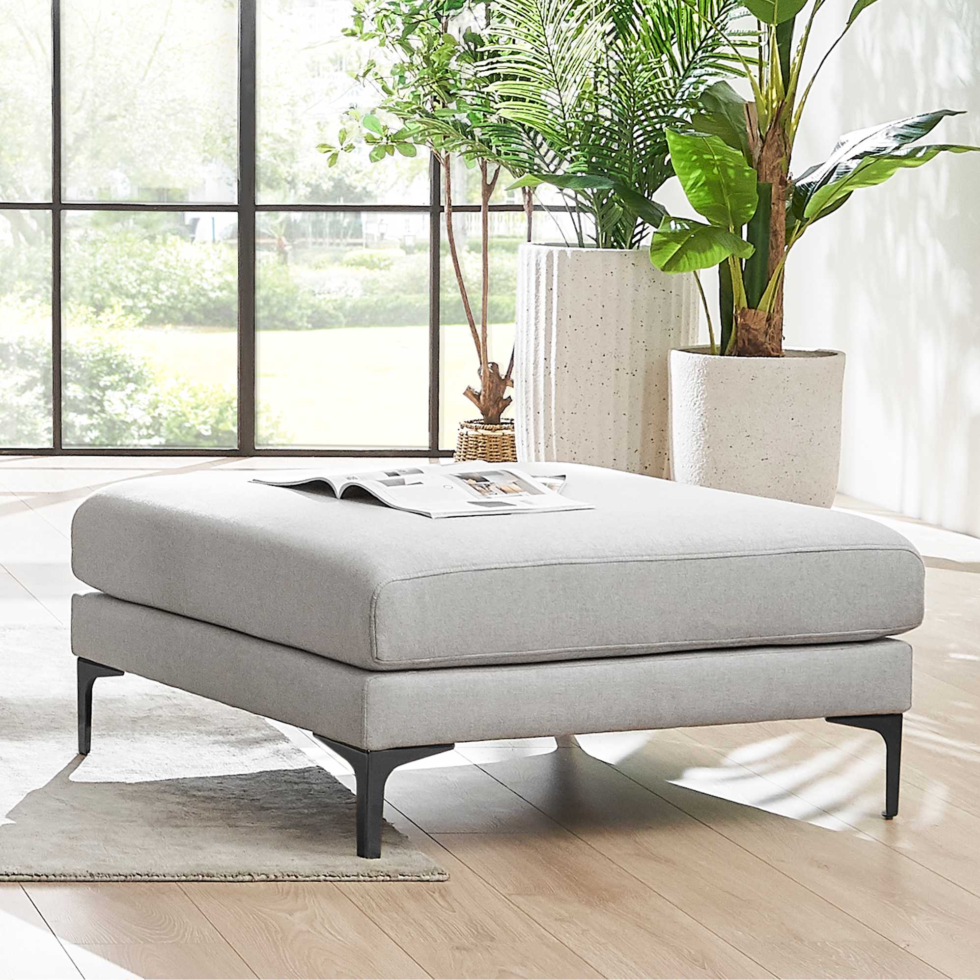 Adams Armchair with Ottoman 4