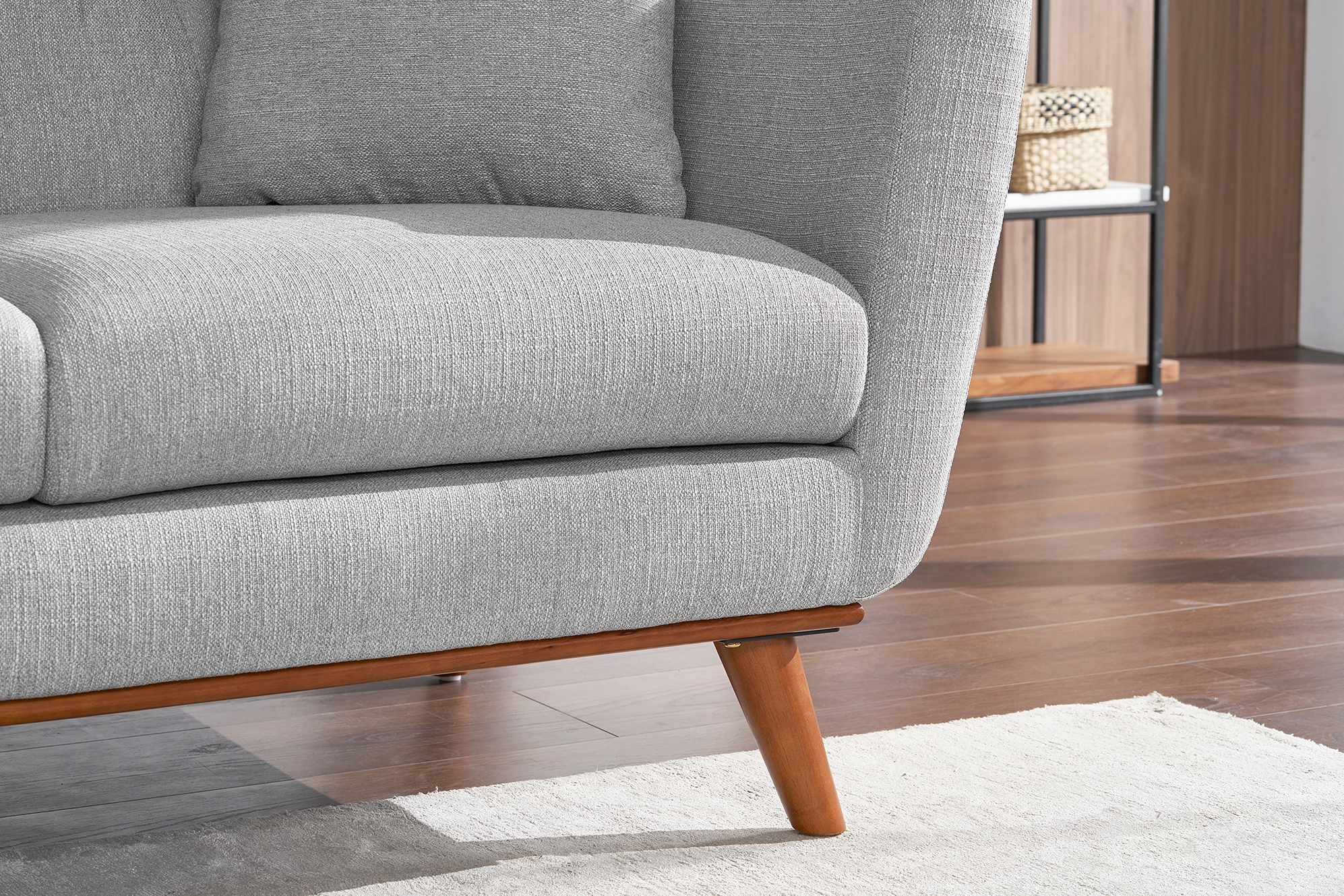 Hans Sofa with Ottoman 6