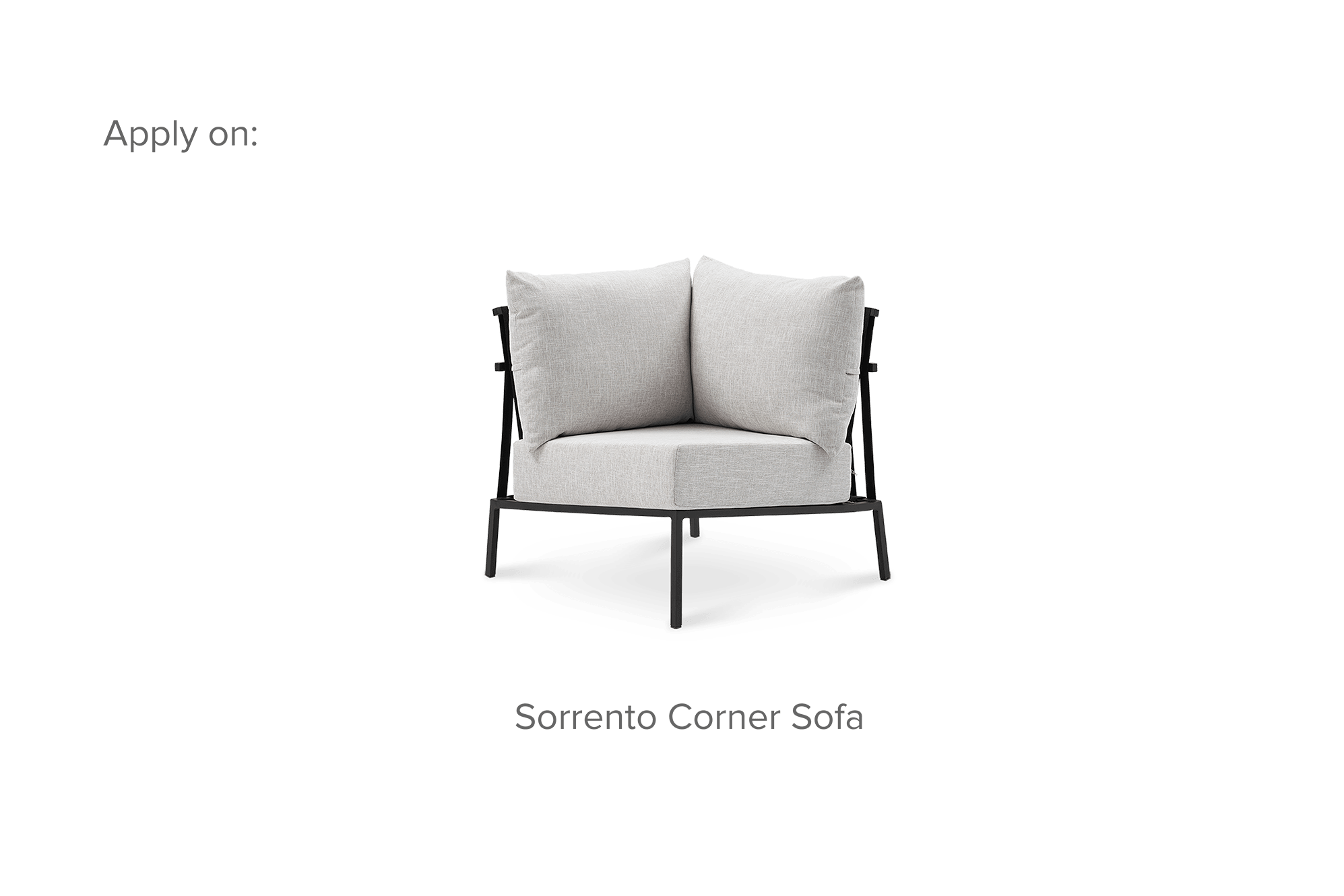 Sorrento Outdoor Corner Sofa Cover 4
