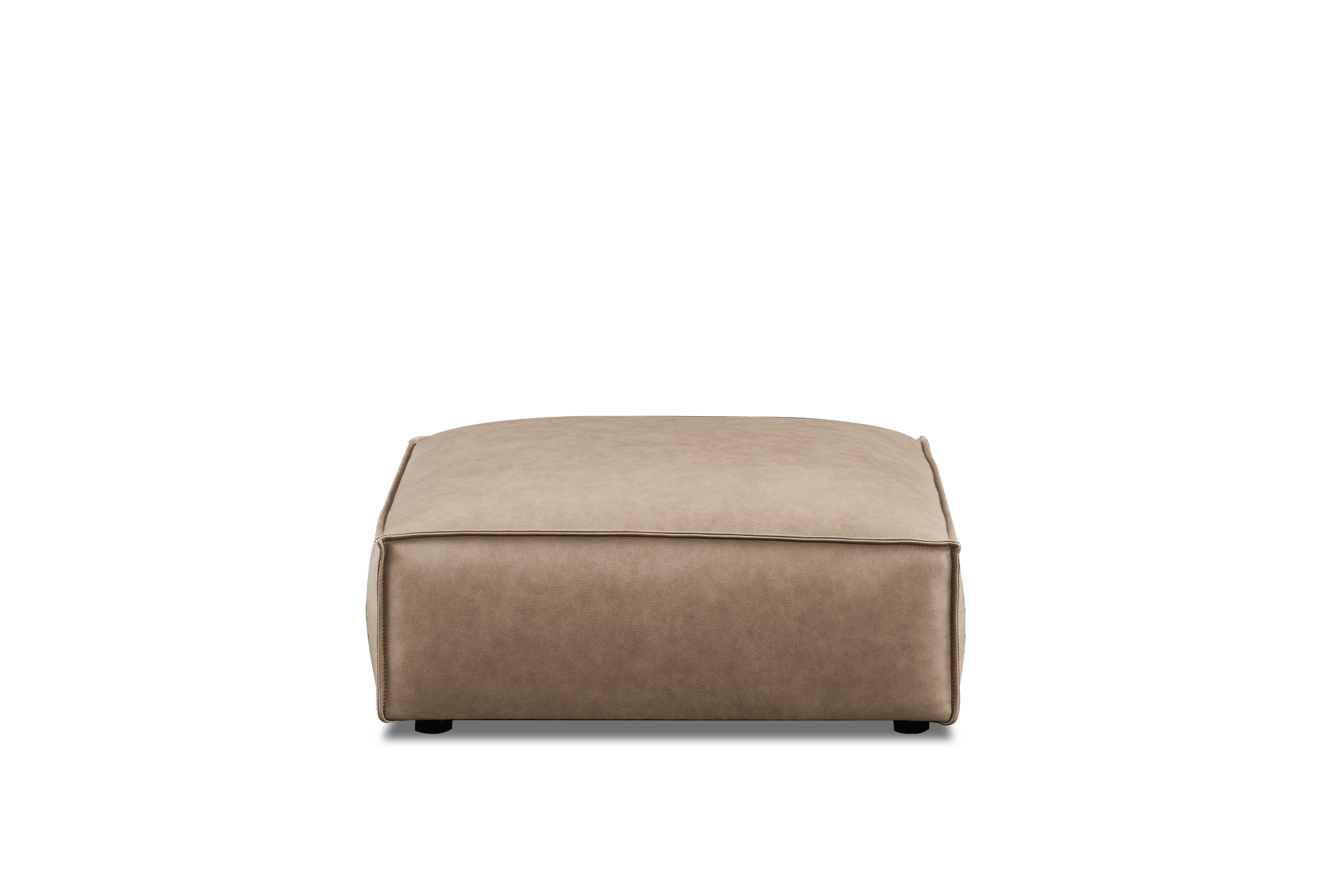Jonathan Leather Ottoman