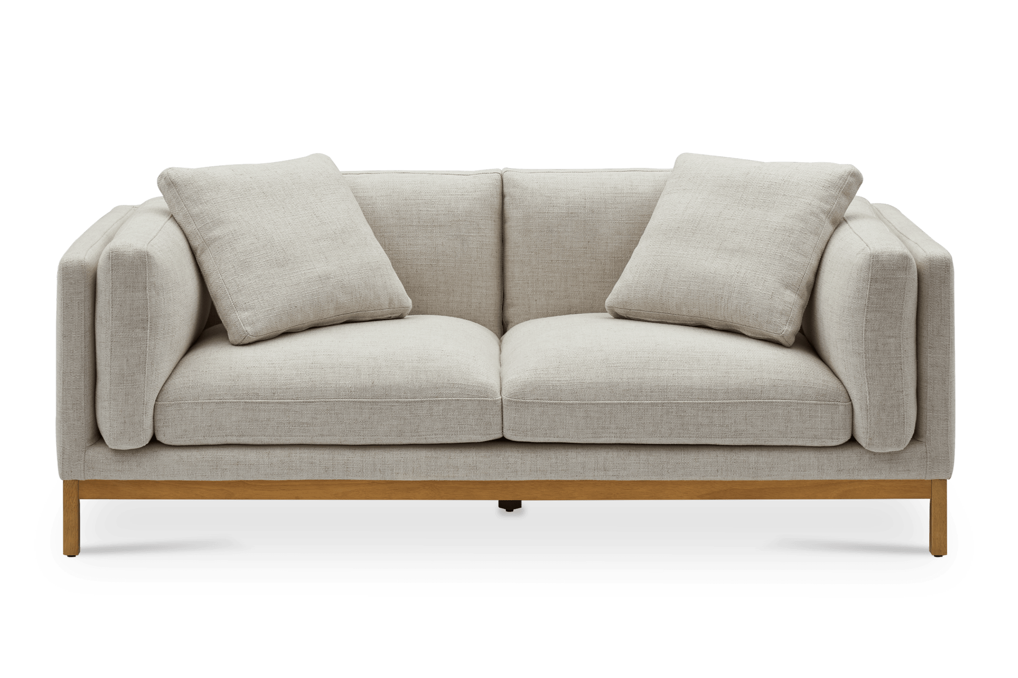 Owen 3 Seater Sofa, Opal Beige (Natural Leg)