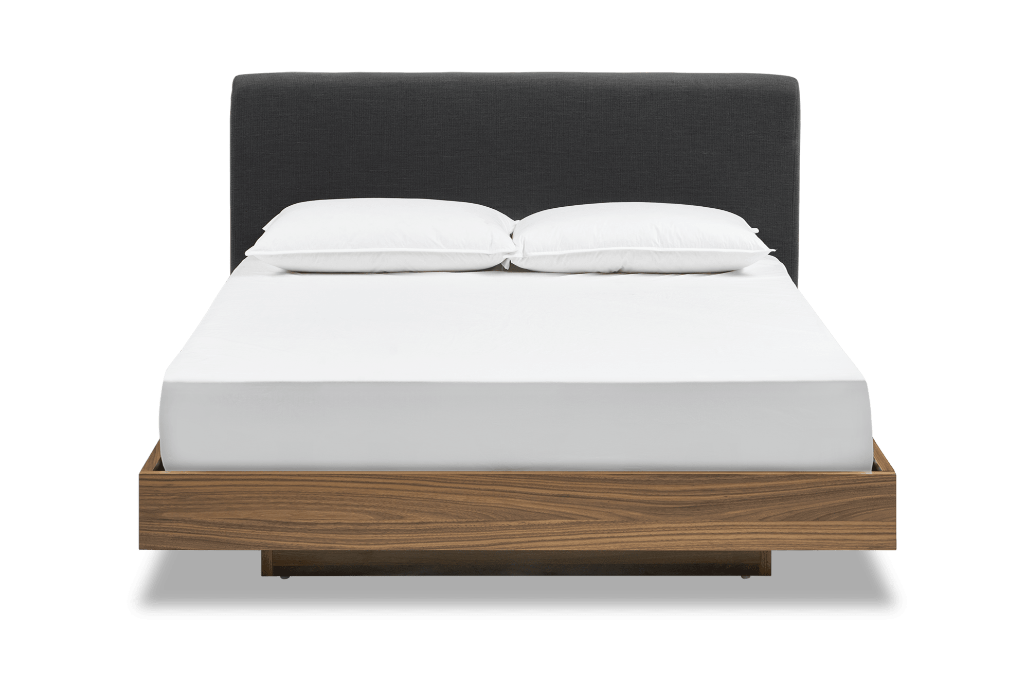 Joseph Queen Size Bed, Stone Grey