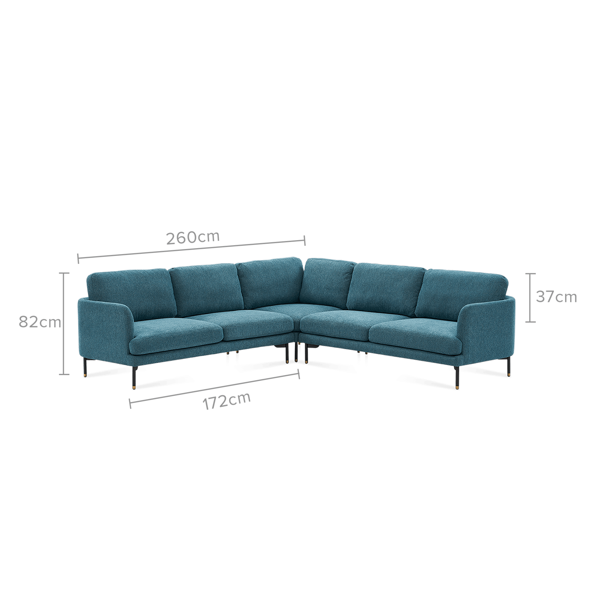 Pebble L-Shape Sectional Sofa 9