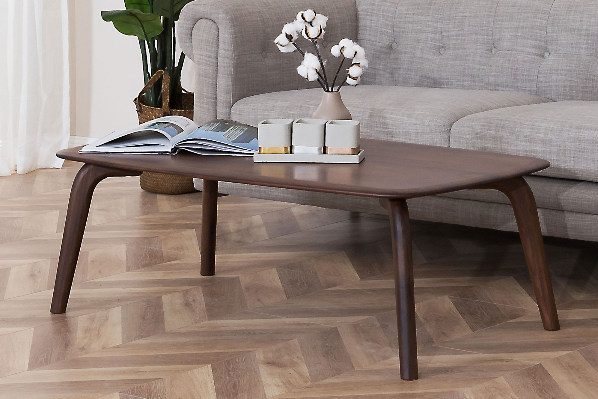 Vincent Coffee Table, Walnut 1