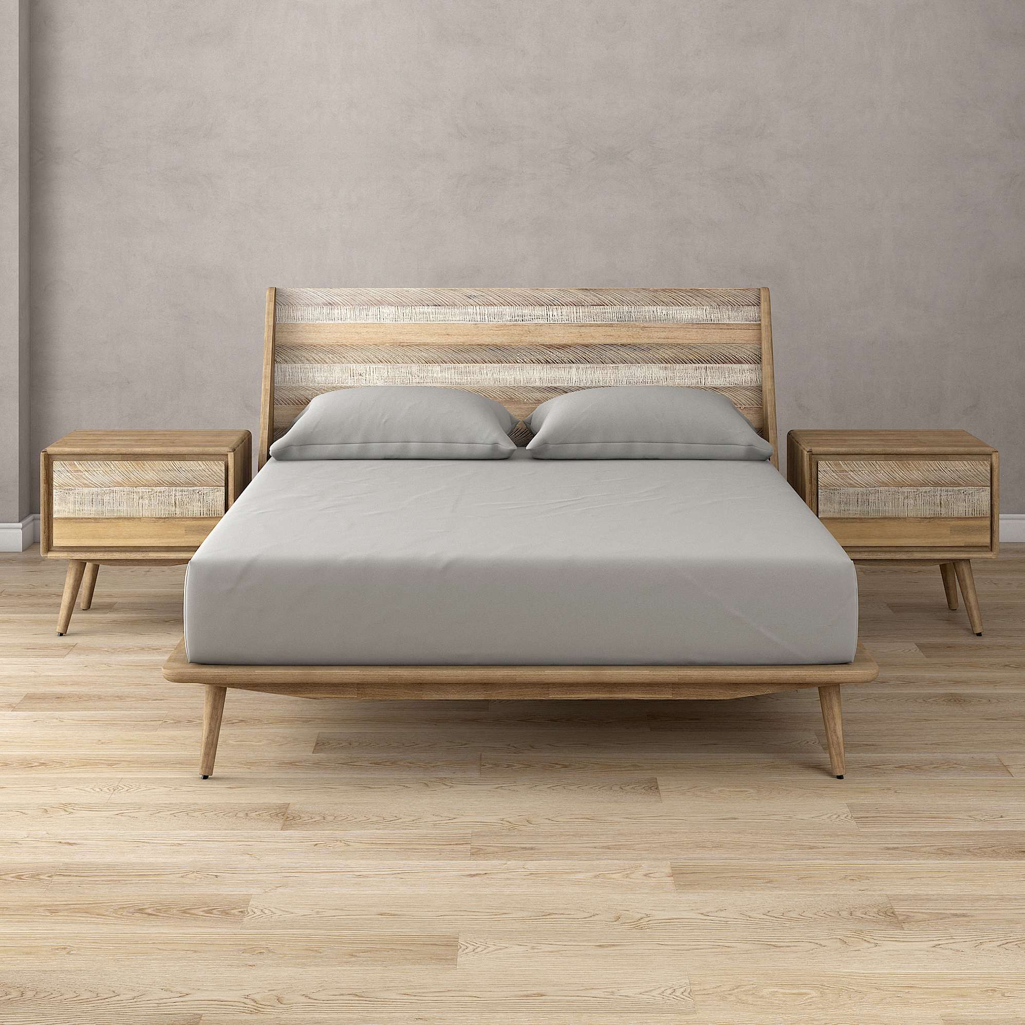 Spot Bed with 2 Spot Bedside Tables 0