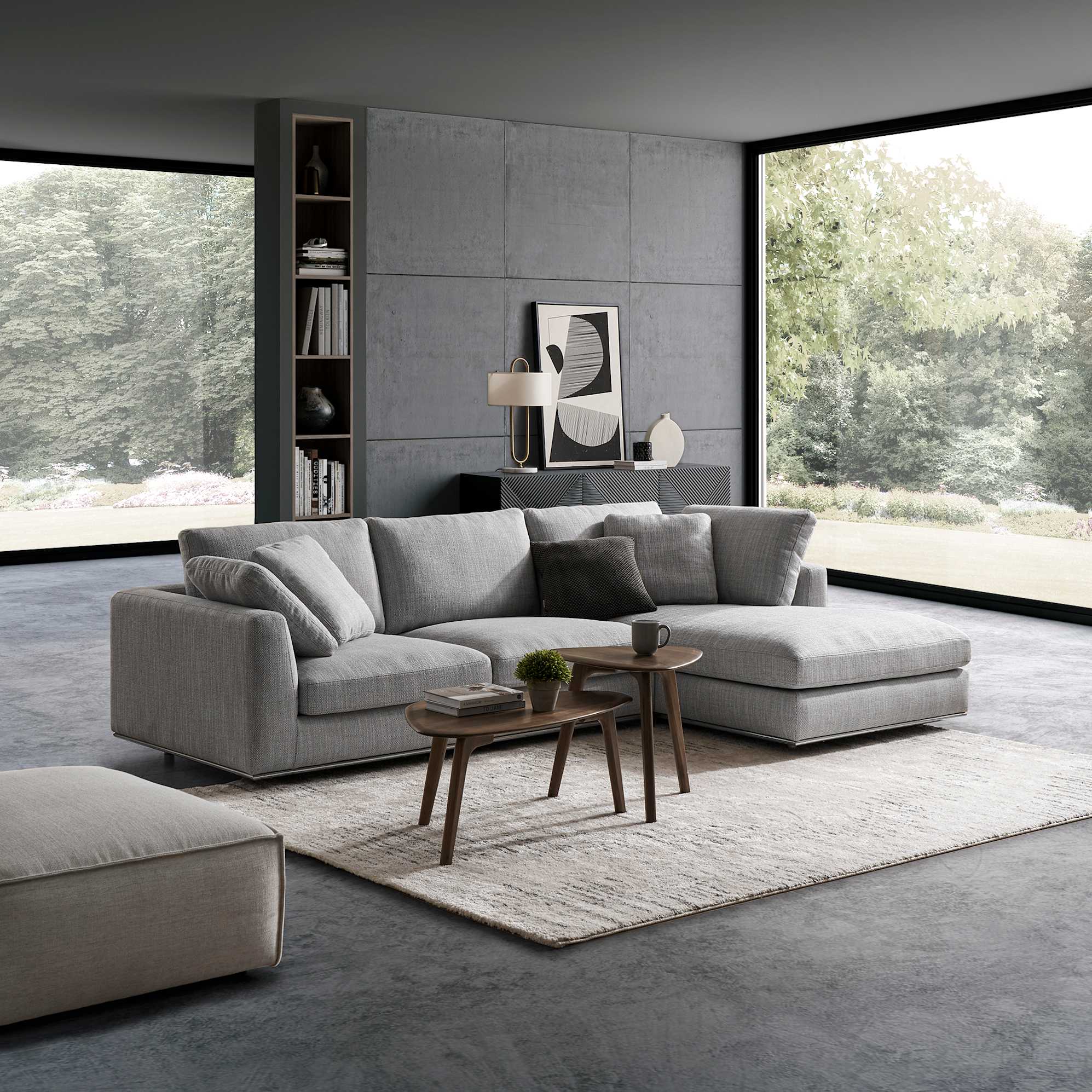 Hamilton Chaise Sectional Sofa 3