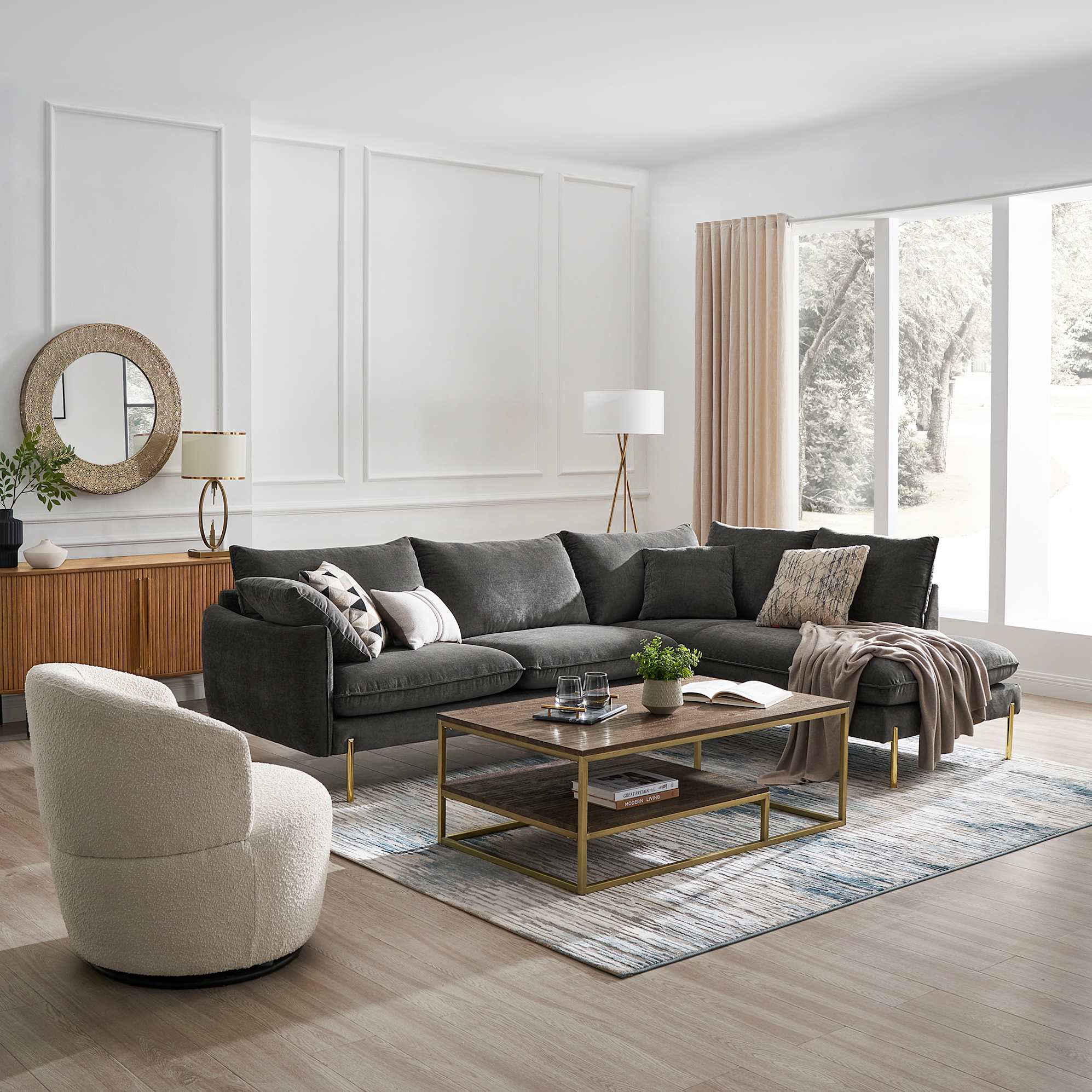 Verona Terminal Chaise Sectional Sofa 3