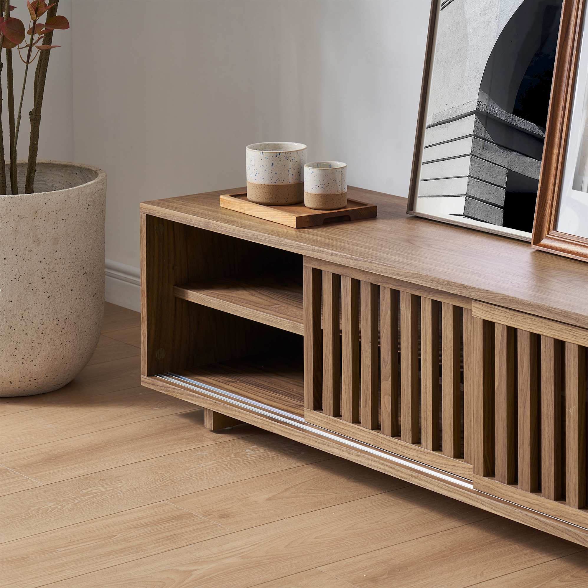 Luka TV Unit, Walnut 6