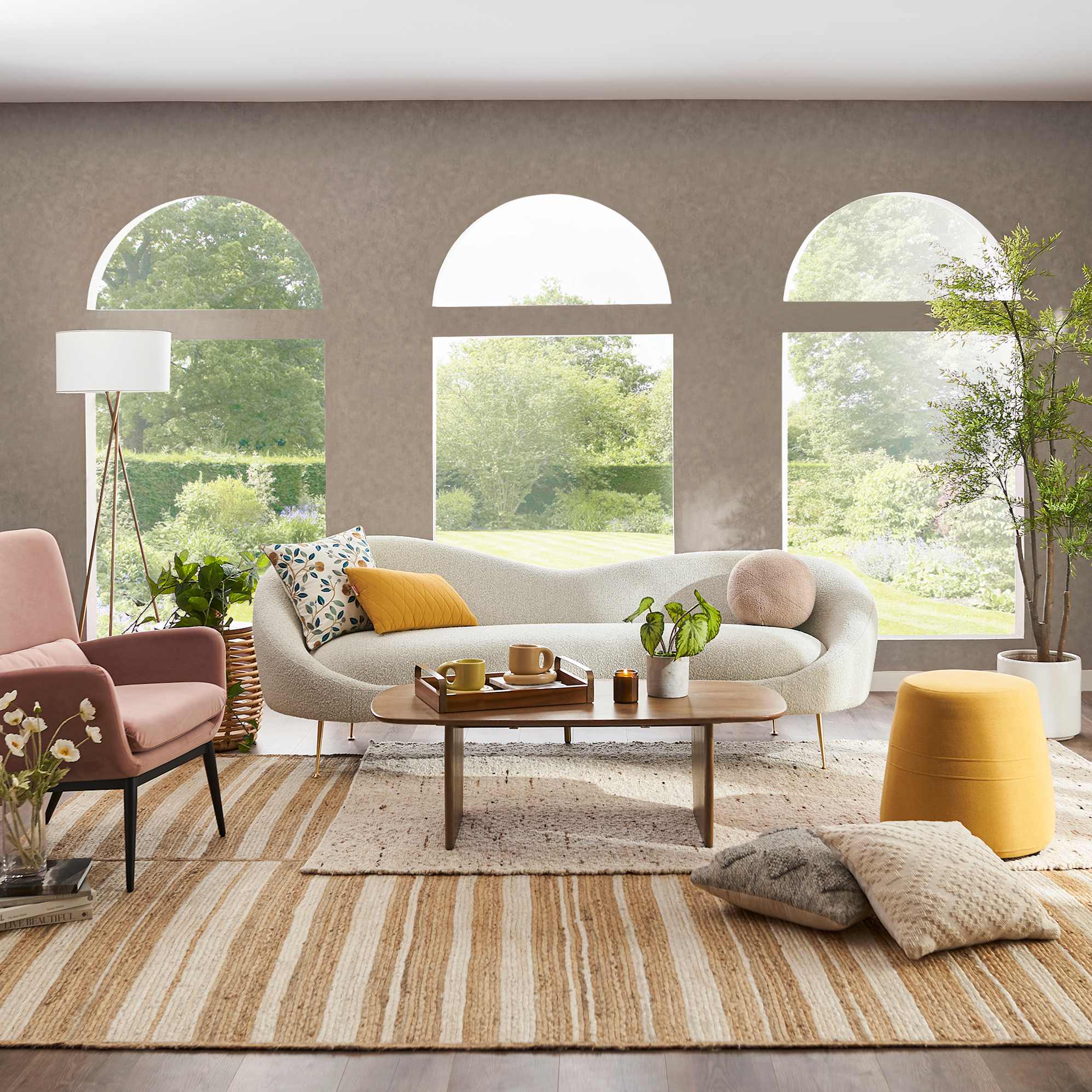 Odette Performance Bouclé Sofa 3