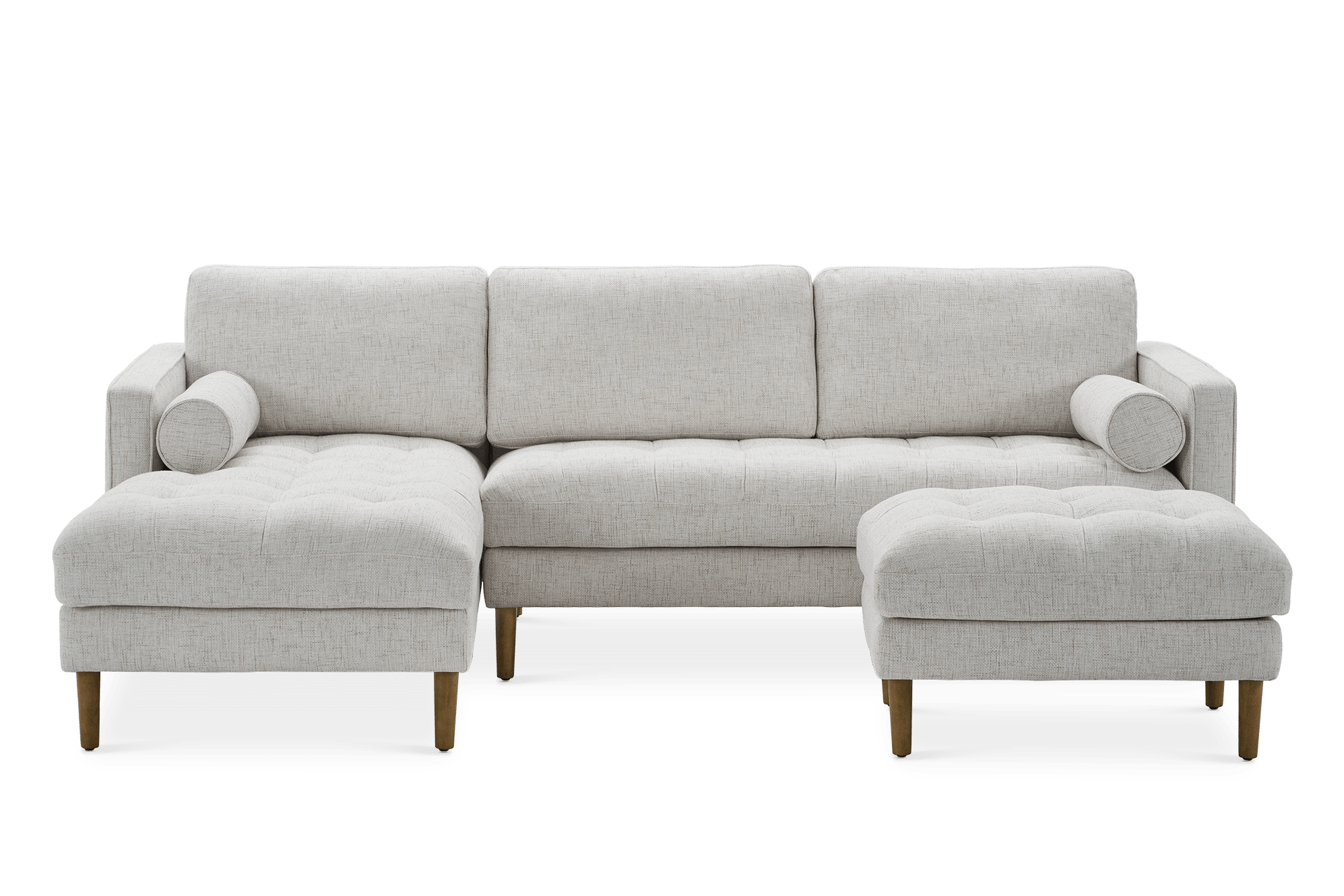 Madison Chaise Sectional Sofa with Ottoman 2