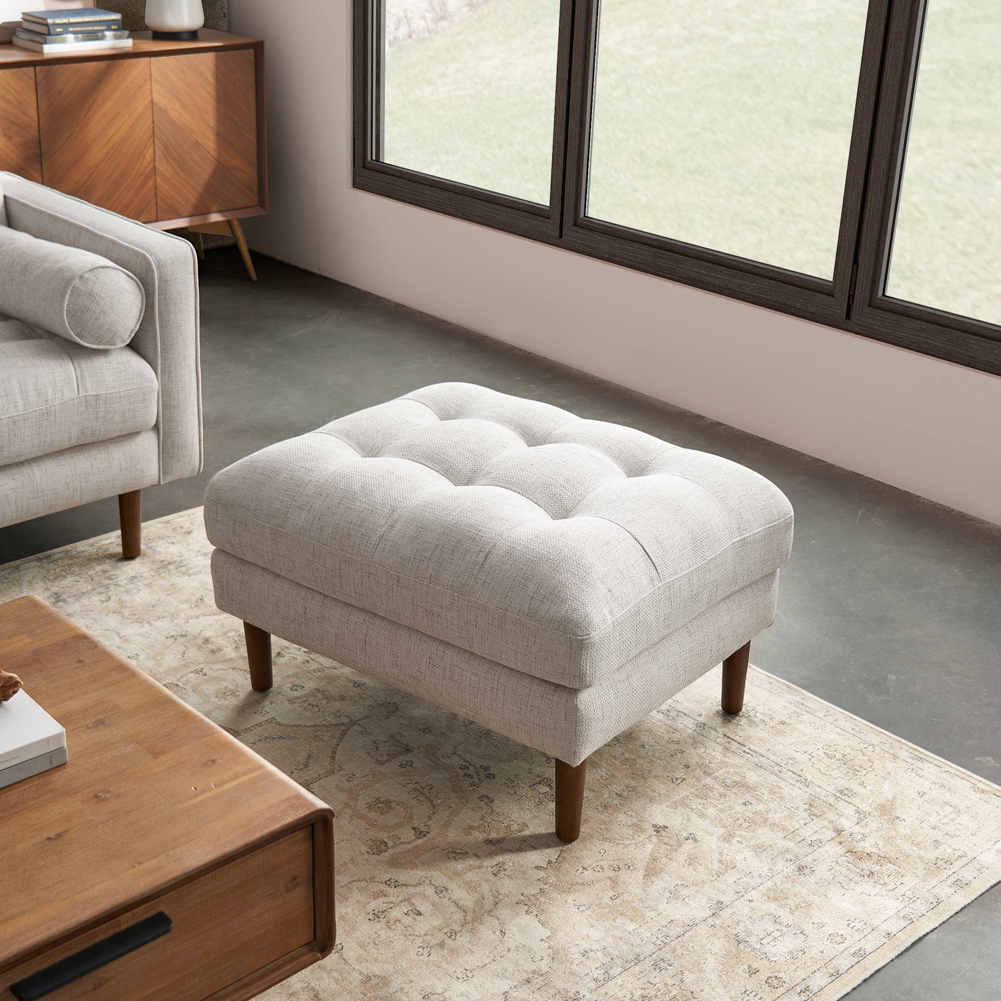 Madison Chaise Sectional Sofa with Ottoman 4