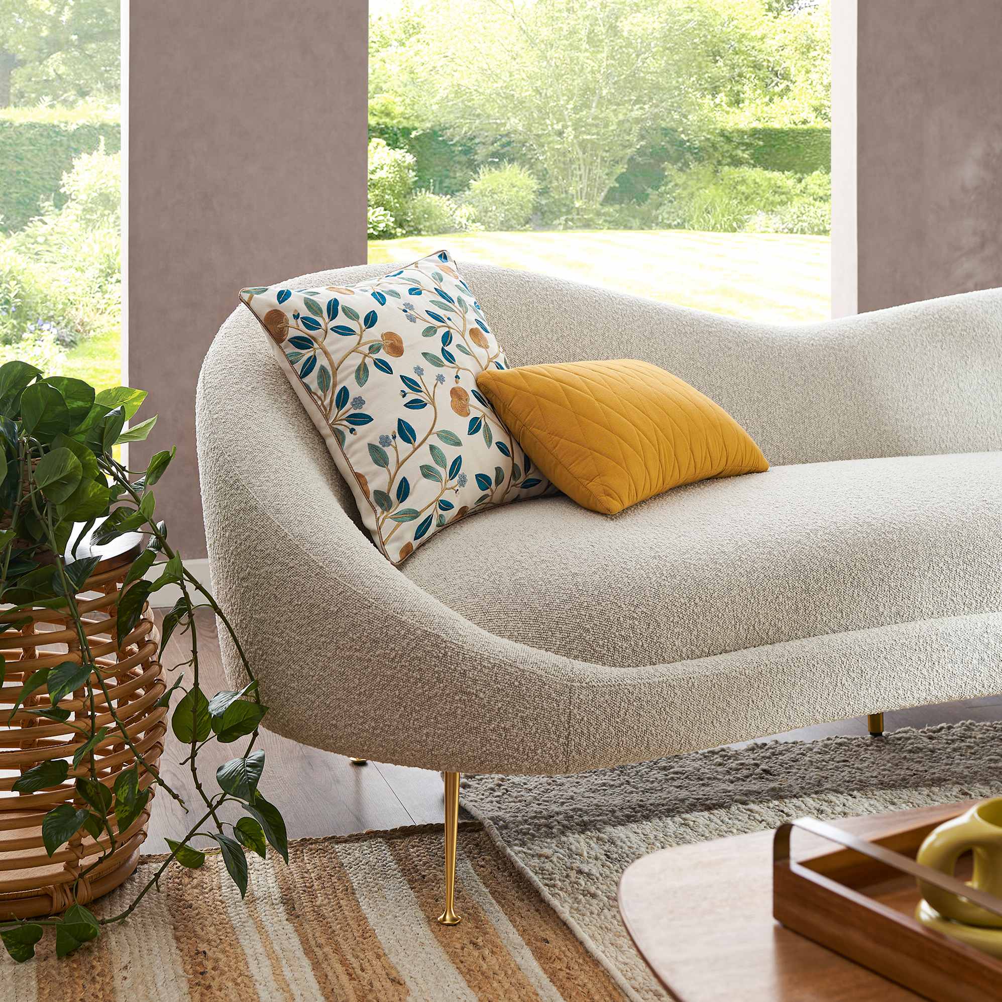Odette Performance Bouclé Sofa 6