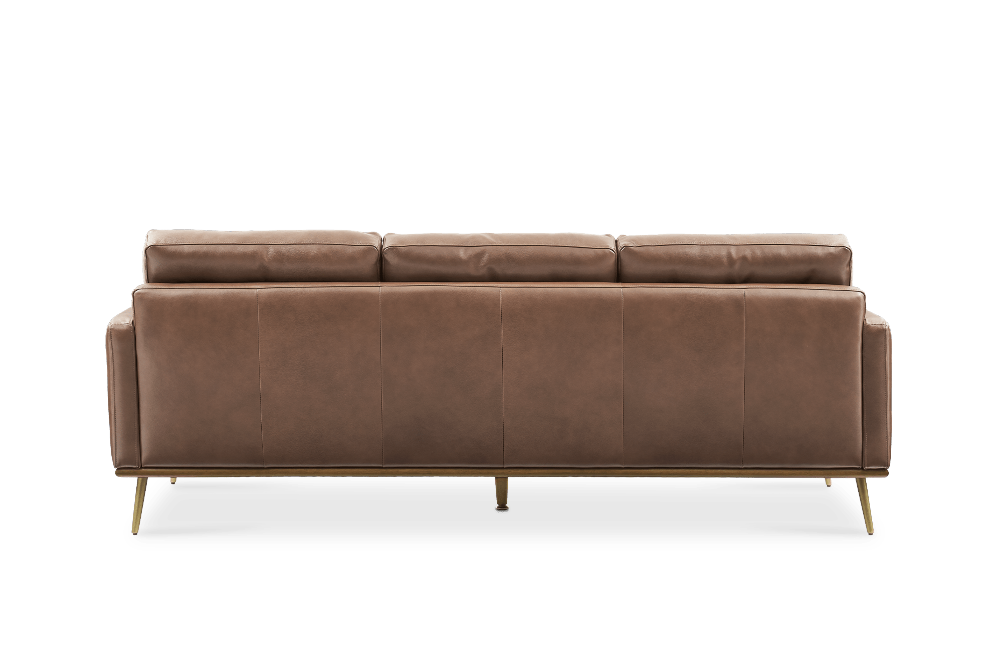 Isaac Leather Reversible Sectional Sofa 12