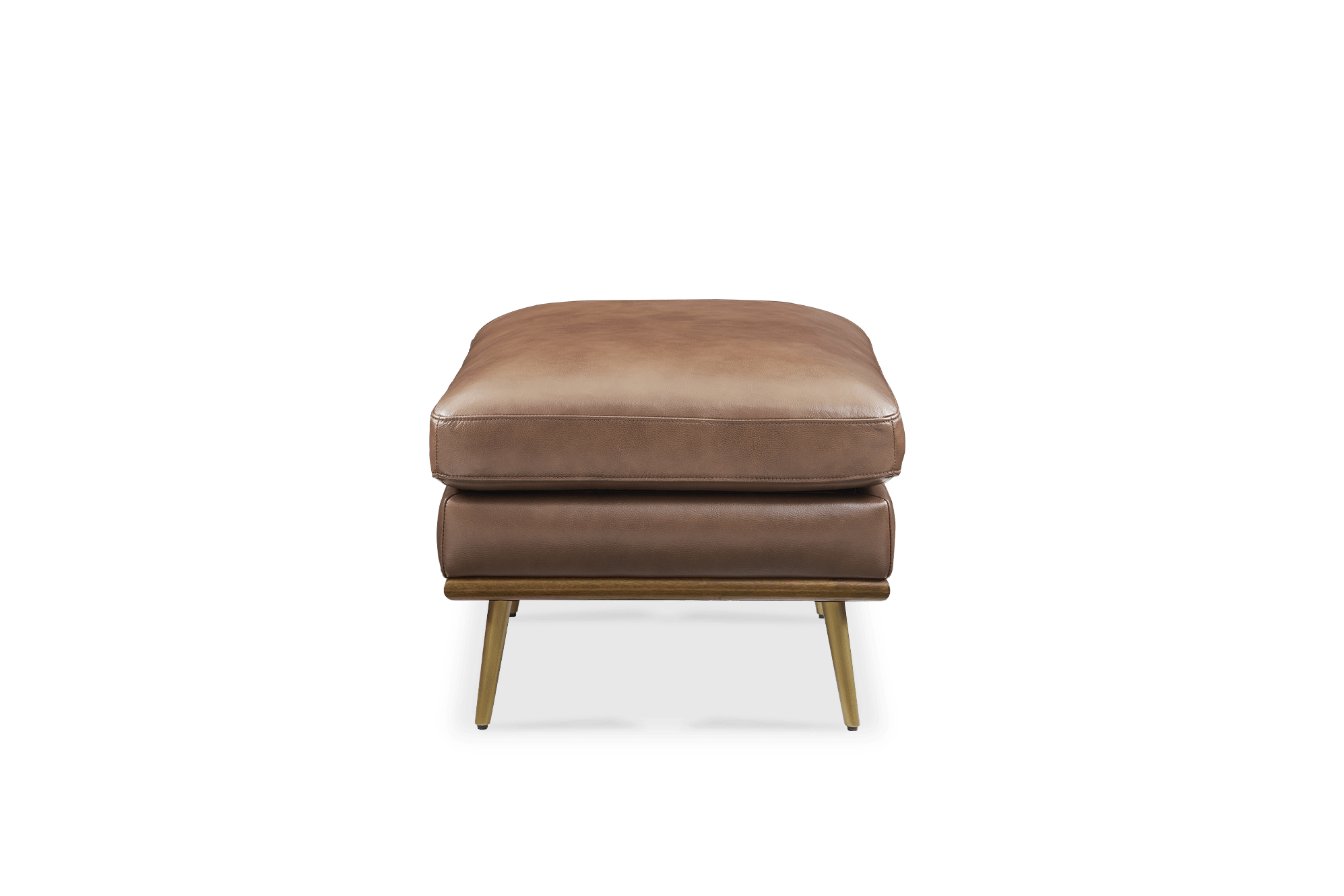 Isaac Leather Ottoman 8
